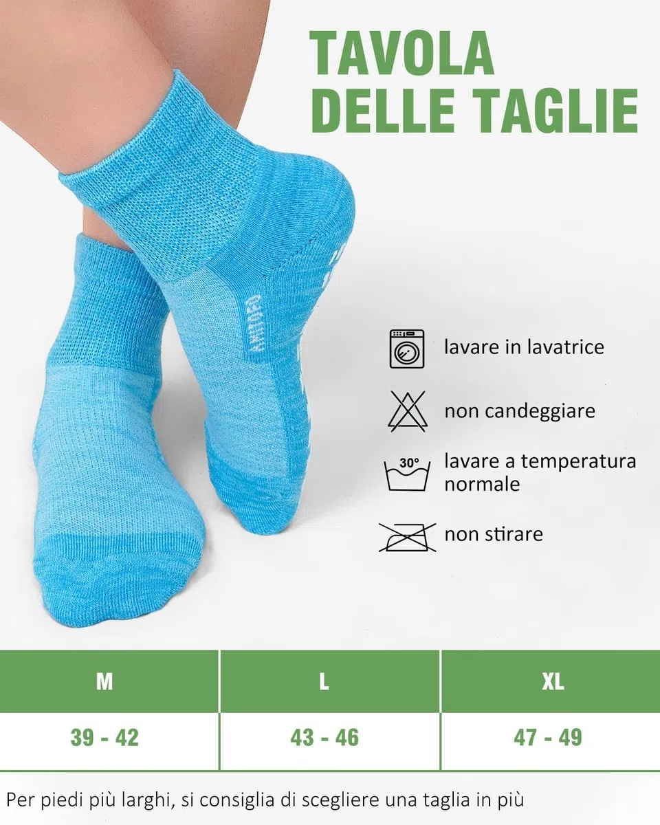 Calze Senza Elastico Donna: Calzini Diabetici Antiscivolo in Bambù Traspirante Extra Larghi Senza Cucitura per Persone con Gonfiore Alle Gambe
