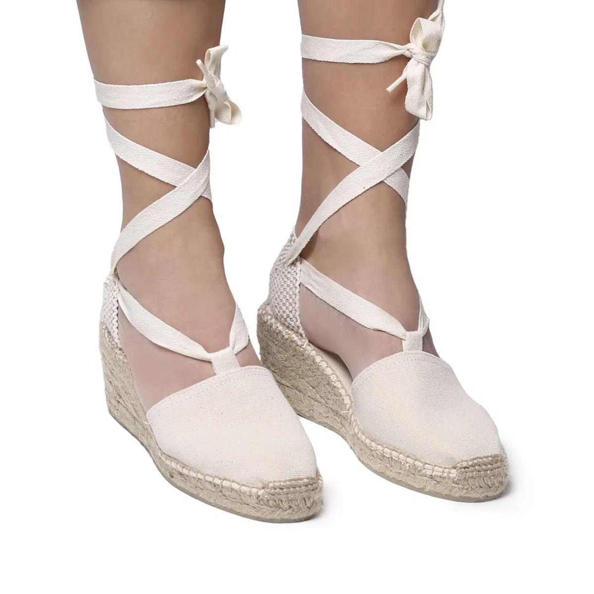 Toni Pons Valencia - Espadrillas vegane con Zeppa da Donna realizzate in Tela di Cotone.