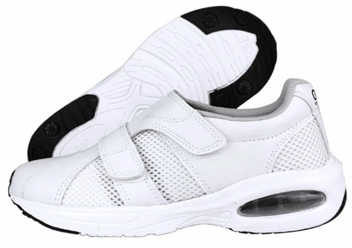DDTX Scarpe Infermiere Uomo Donna Scarpe da Ospedale Antiscivolo Leggero e Traspirante Comodo Bianco