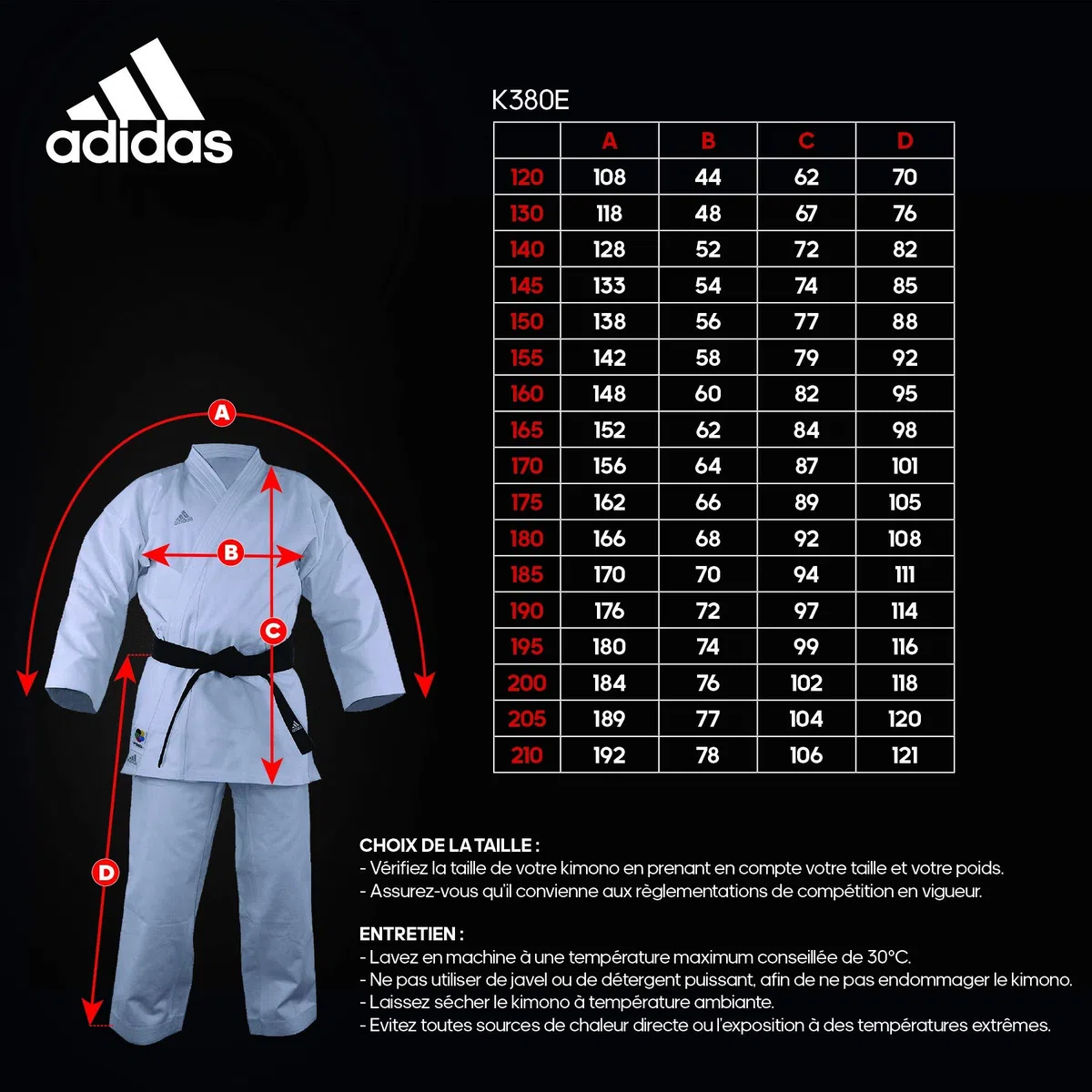 adidas Elite European Cut Uniforme Karaté Adulto