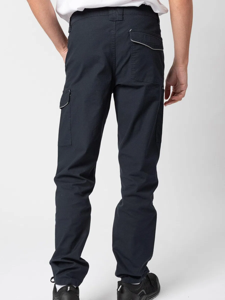 CHEMAGLIETTE! Pantaloni da Lavoro Uomo Power, 98% Cotone, Certificato CE CAT1, Multitasche, Elastici Vita