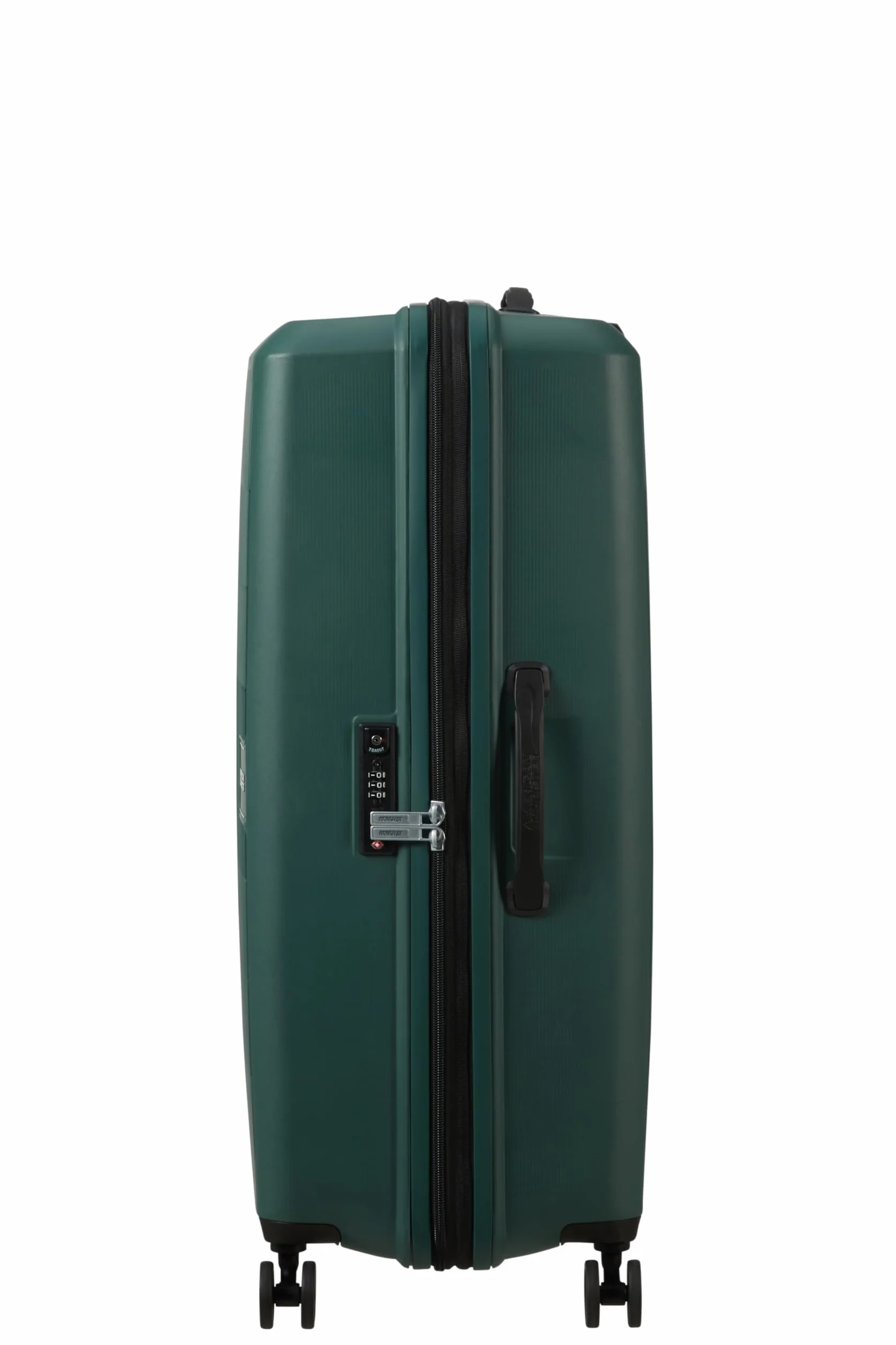 American Tourister Aerostep - Spinner L, Valigia Espandibile, 77 cm, 101.5/109 L, Verde (Foresta Scura)