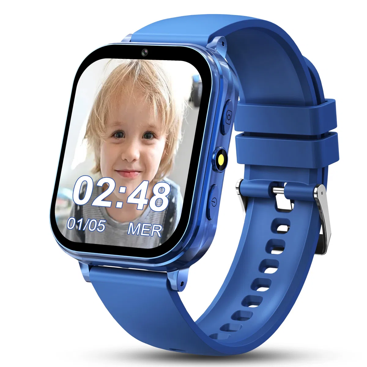 KALINCO Smartwatch Bambini Uomo Donna, 20+ Funzioni Orologio Ragazza Ragazzo, 30+ Giochi Sveglia Calcolatrice Contapassi Fotocamera Musica Torcia Abitudine Formazione, Bambino 5+ Anni Natale Regalo
