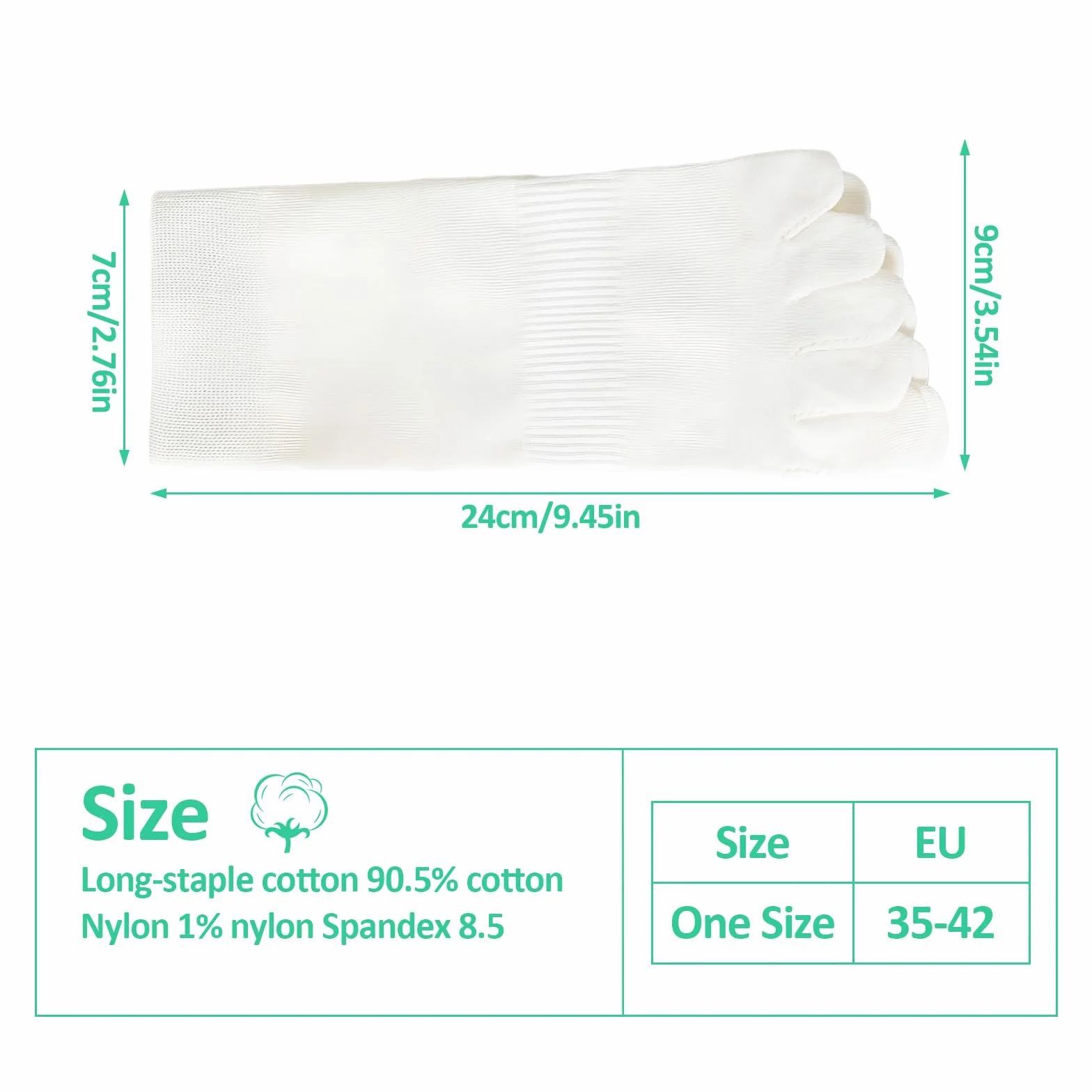 5 Paia Calzini Con Dita Separate, Calze Sportivi Dita da Corsa, Calze Cinque Dita Cotone Traspirante, Calze con Dita Separate Donna, EUR 35-42