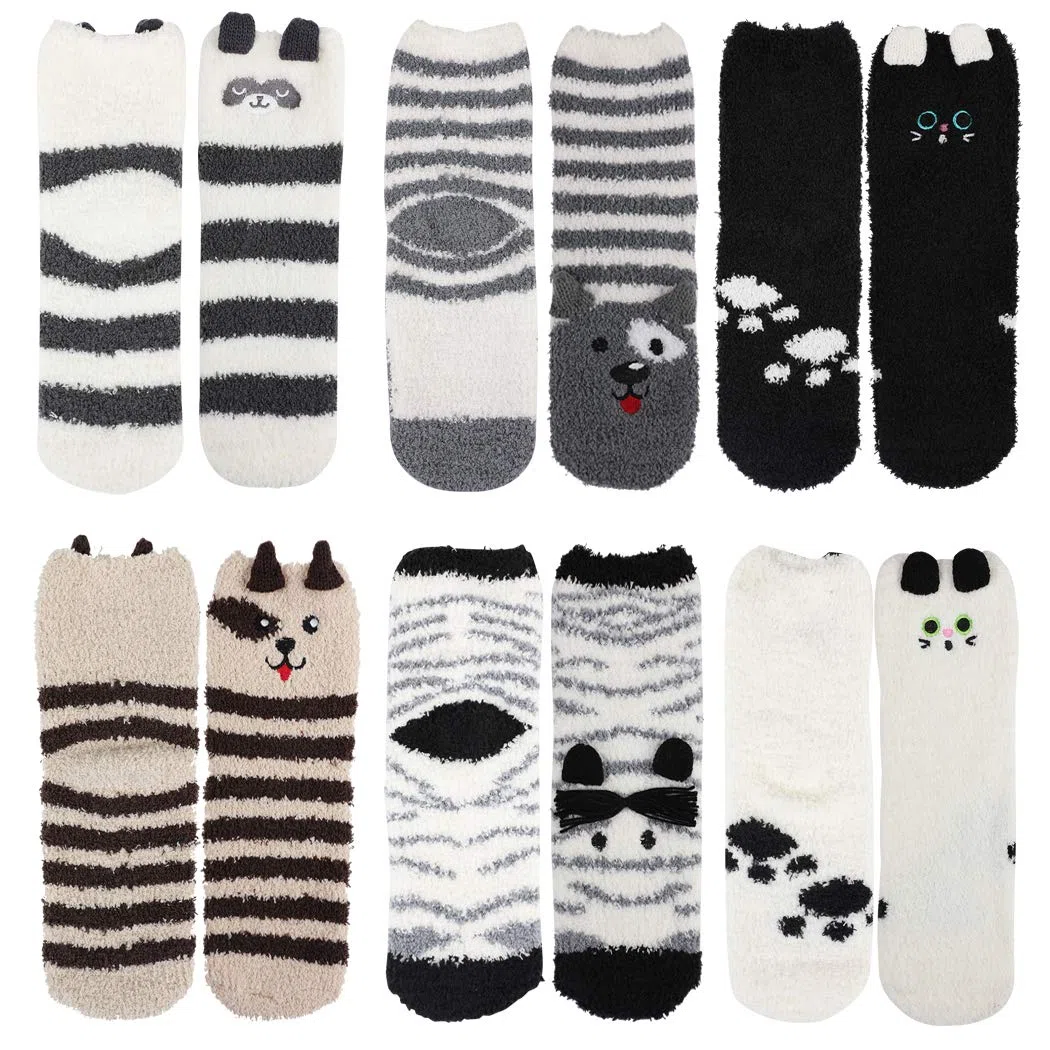 Kuschel Socken, soffici calzini da letto, da donna, caldi, invernali, da donna