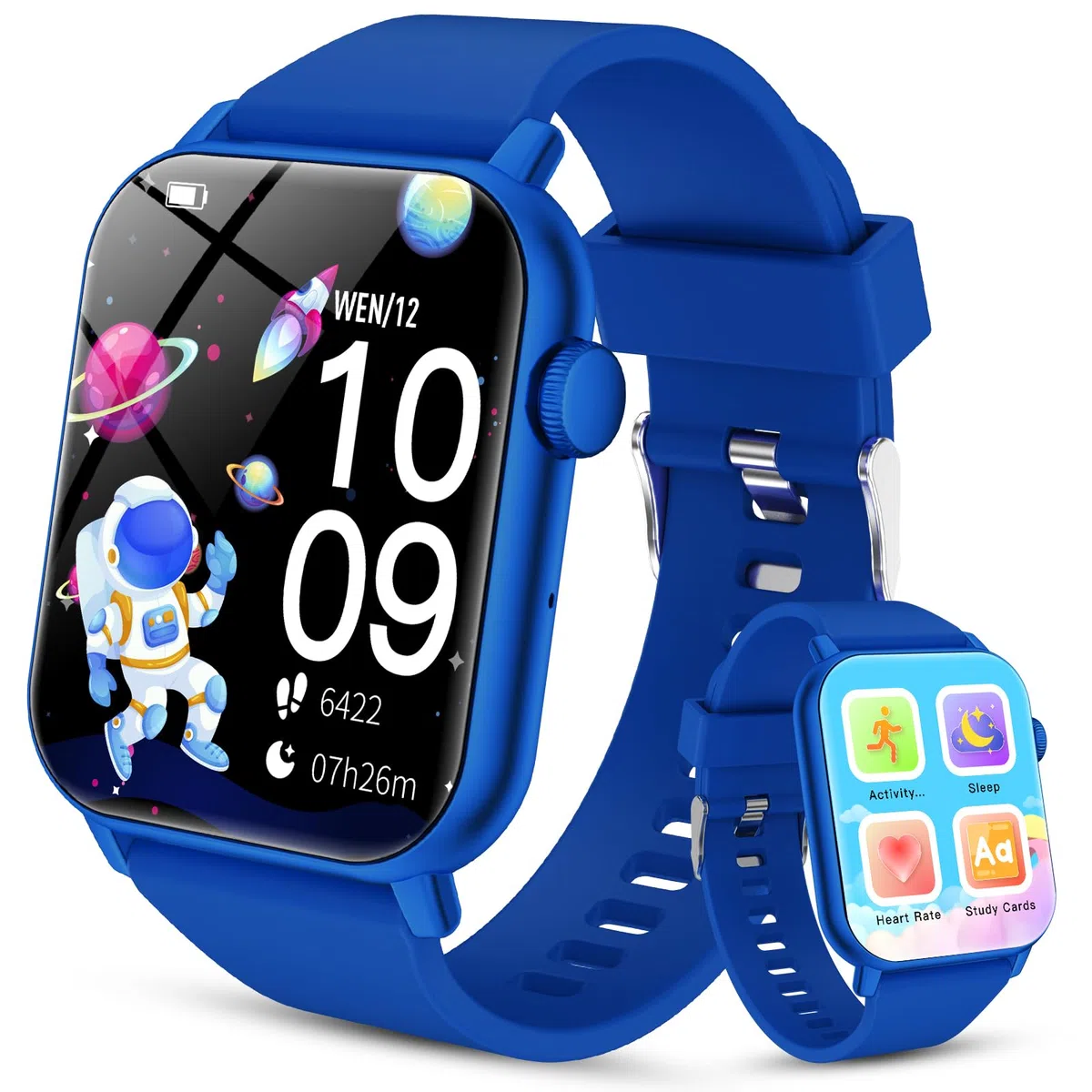 Smartwatch per Bambini 3-12 con Fitness Tracker, Orologio Smartwatch Bambini con Contapassi, Giochi, Frequenza Cardiaca,Monitor del Sonno,IP68 Impermeabile