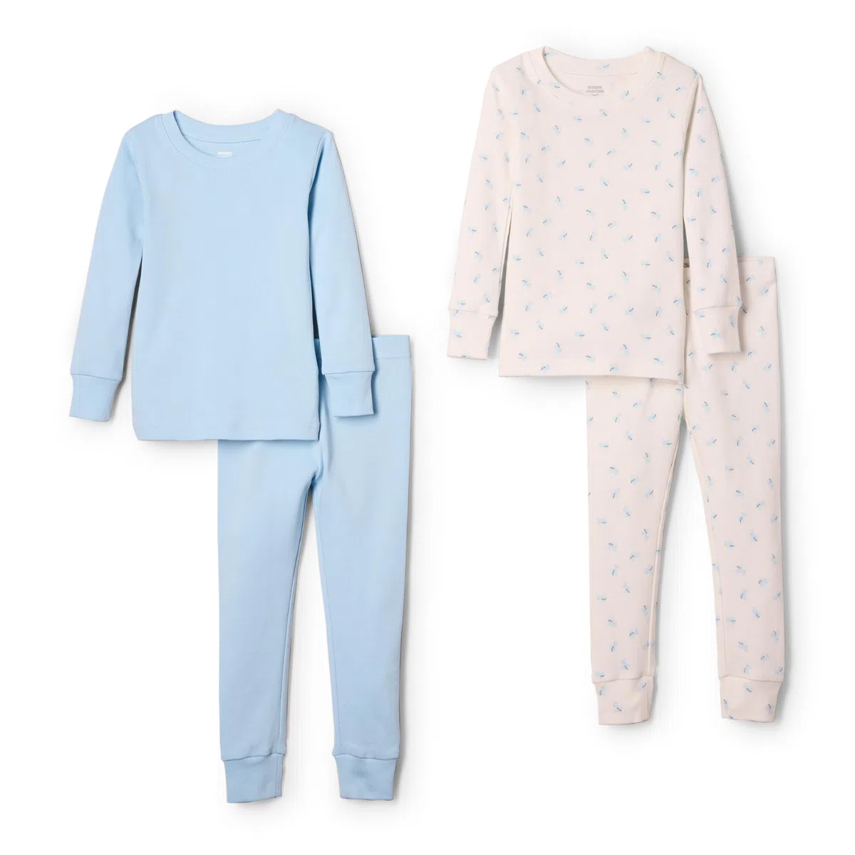 Amazon Essentials x Sofia Grainge Pigiami in cotone aderenti Unisex Bambini e Ragazzi, Pacco da 2