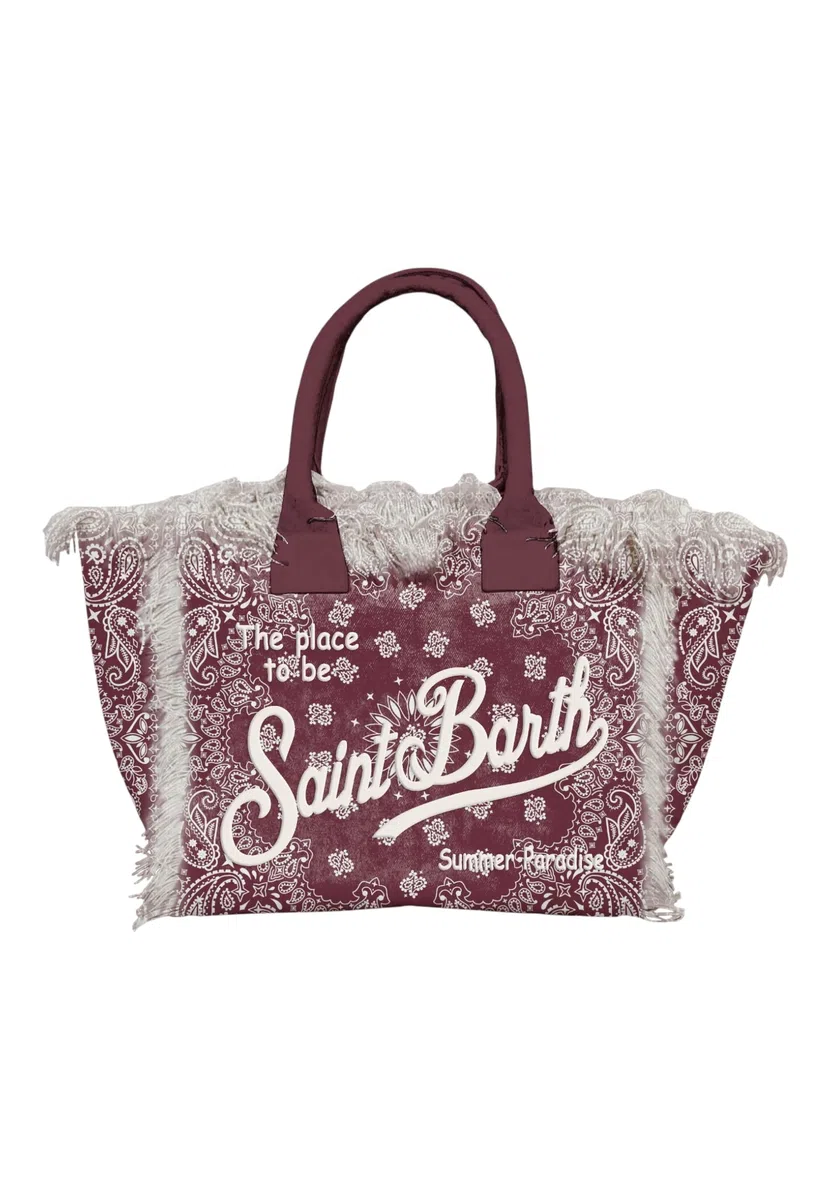 Saint Barth Mc2 Donna Borsa A Mano Cotone VANI001