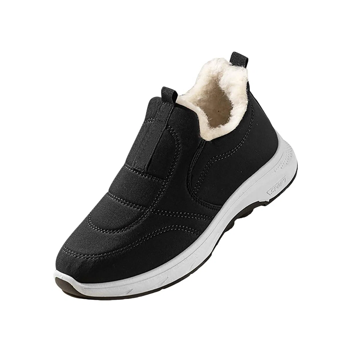 Generisch Sneaker da uomo e donna, scarpe sportive invernali, comode, antiscivolo, ortopediche, leggere, stivali corti, slip-on larghi, stivali corti invernali
