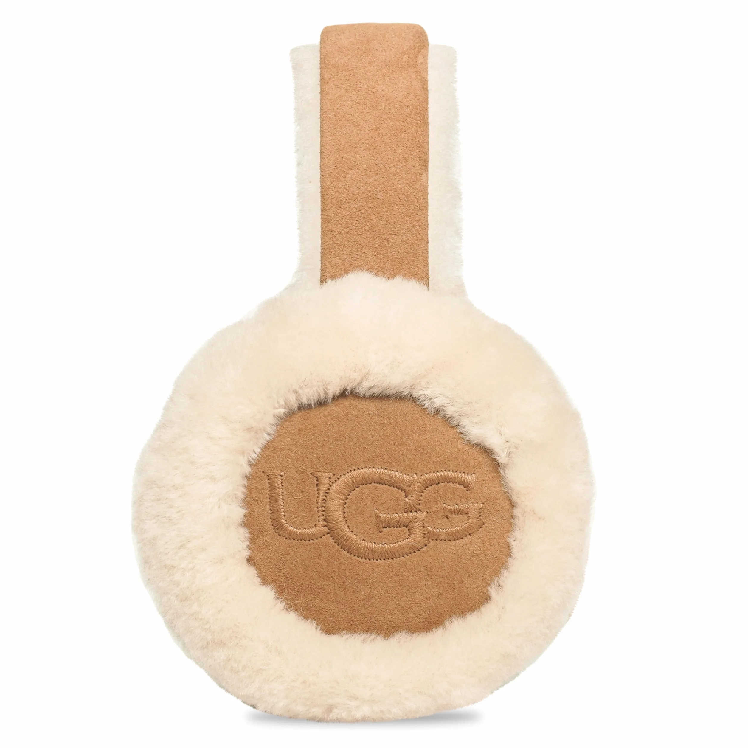 UGG Copricapo con Logo Ricamato da Donna, Castagno, Taglia Unica