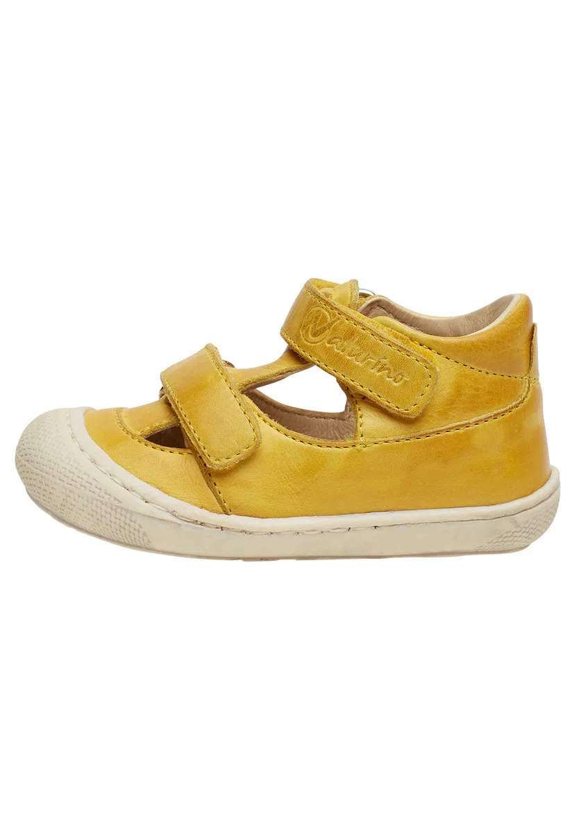 Naturino Sandali semi chiusi in pelle, Giallo- 26
