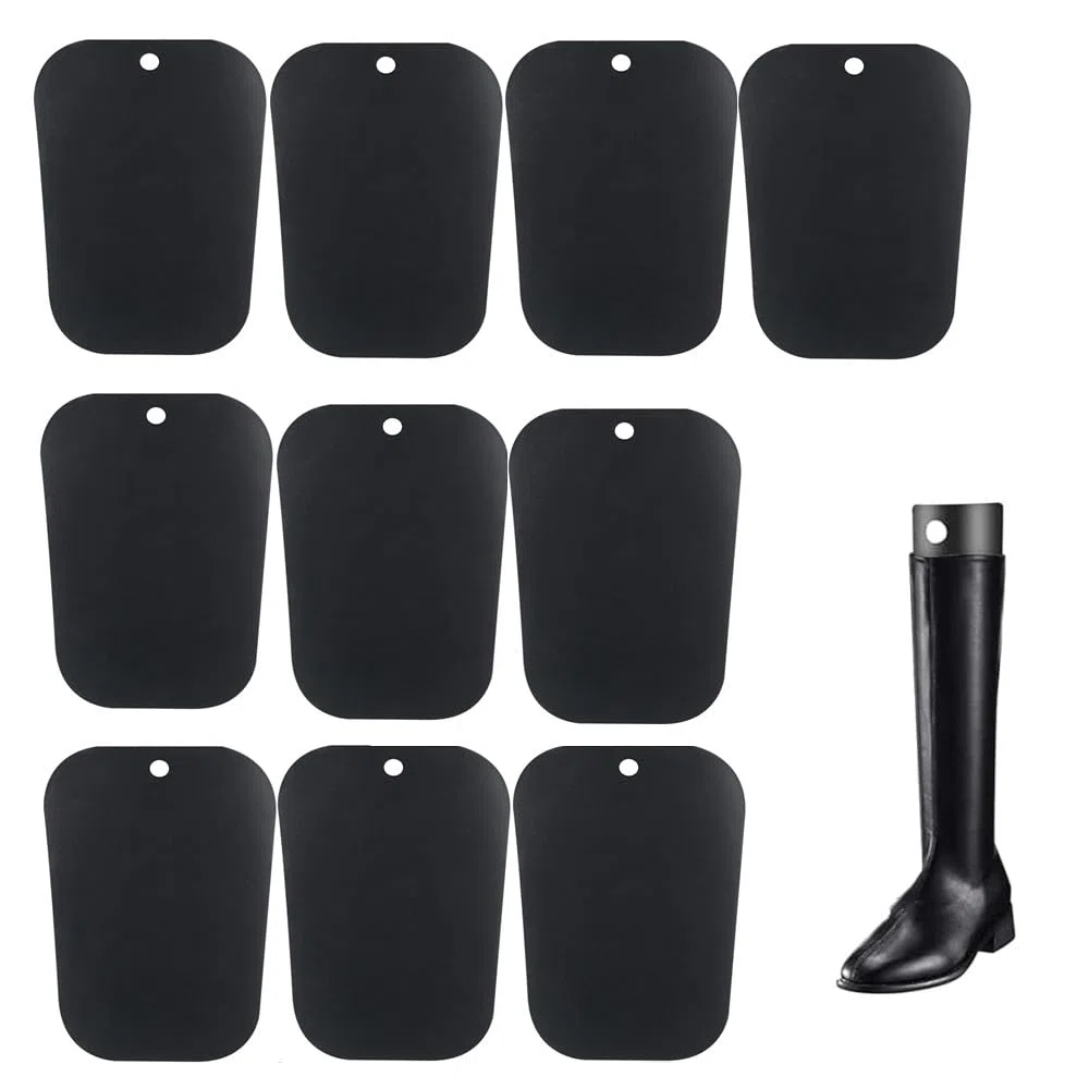 Inserti a forma di stivale da 14 pollici, 10 inserti a forma di stivale, supporto alto per stivali (nero), Nero , 14in