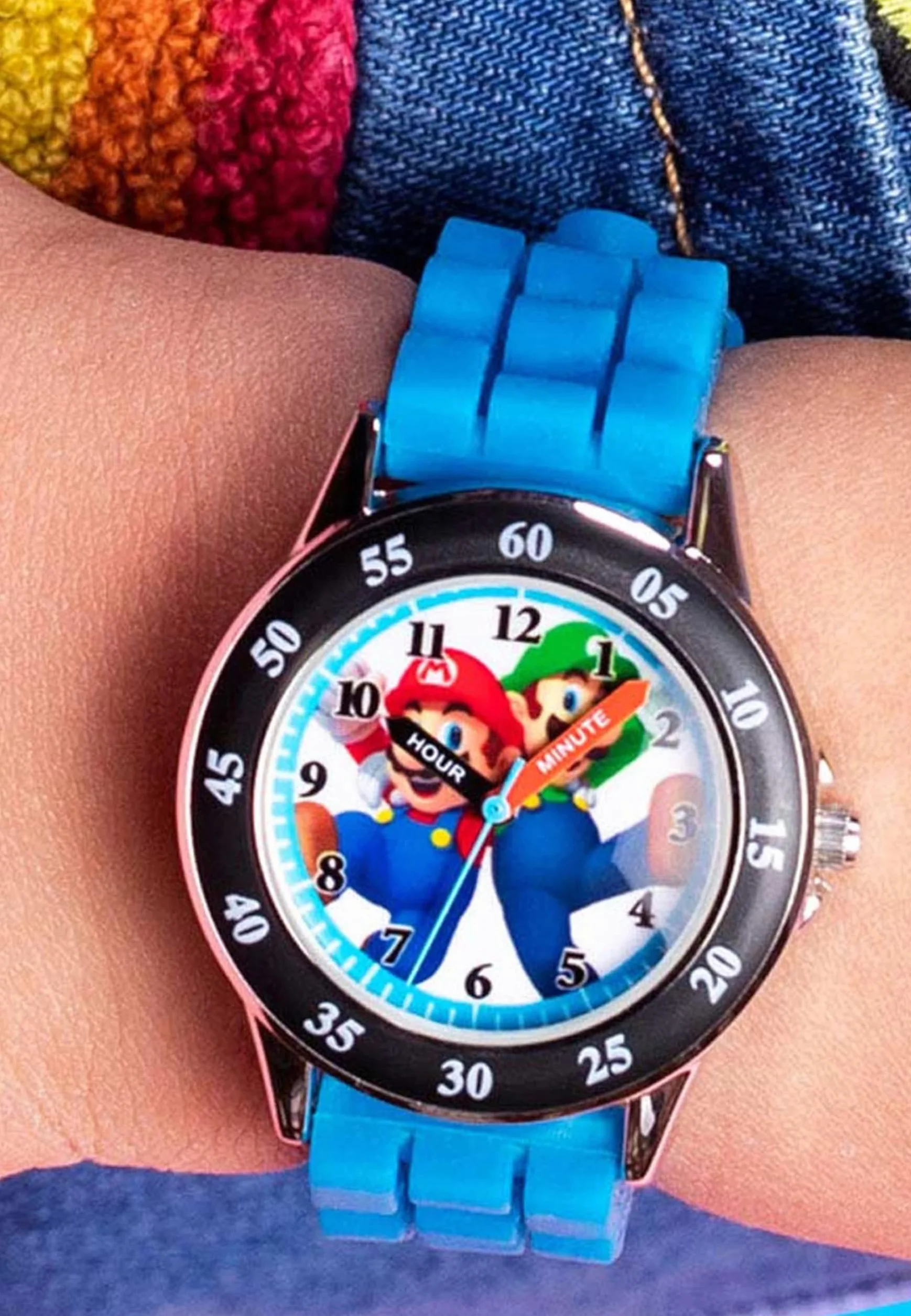 Mario - Orologio Ragazzi, Blu, GSM3044