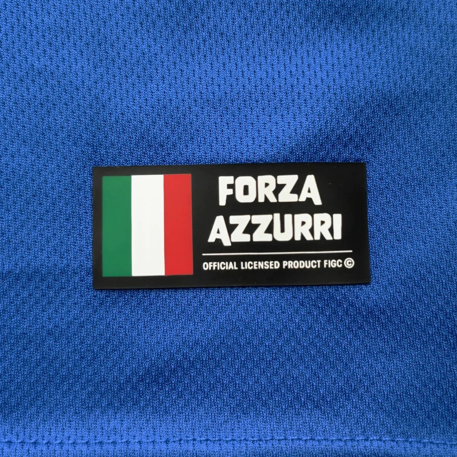 Kit Calcio Bambino - Forza Azzurri. Maglia e pantaloncini calcio. Completo calcio bambino Vestibilità Regular