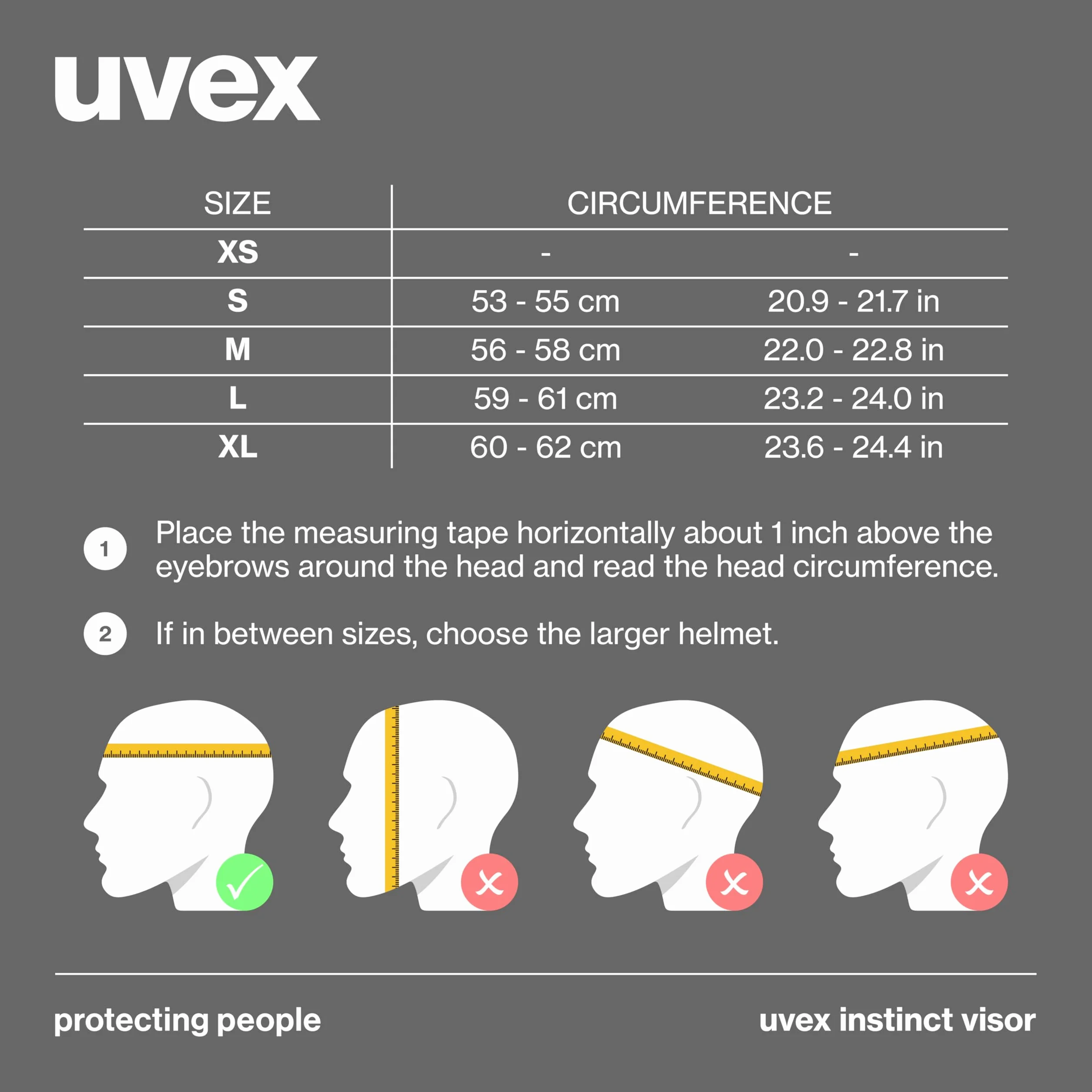 uvex instinct visor - Skihelm für Damen und Herren - mit Visier - individuelle Größenanpassung