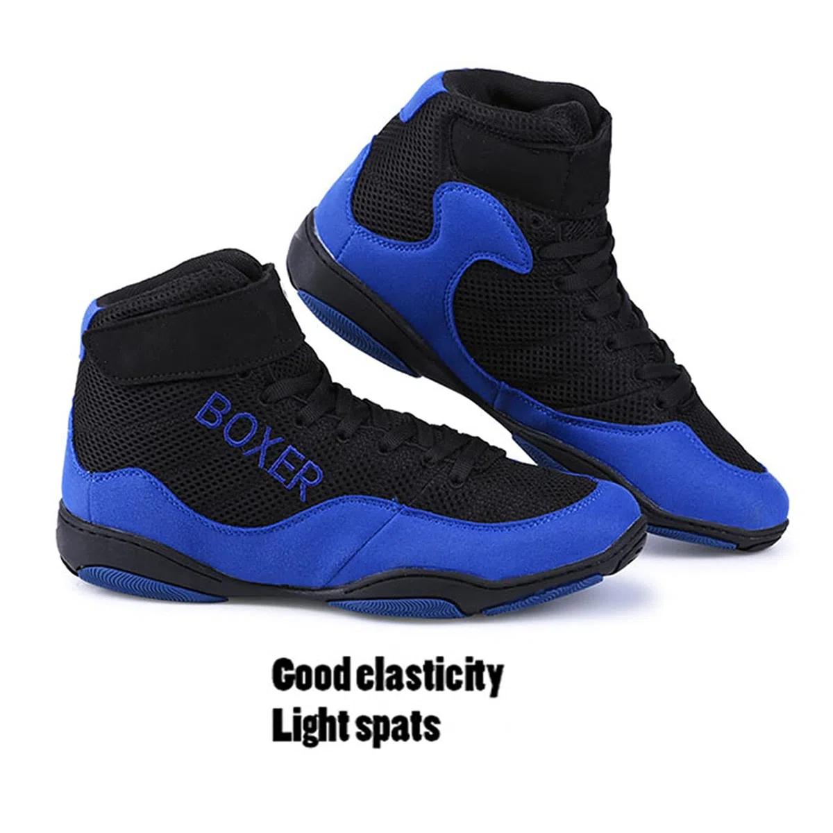 DAMANDO Scarpe da Boxe da Donna, Leggero Wrestling Sneaker Suola in Gomma Scarpe da Karate per Sparring Femminile Boxers Trainers