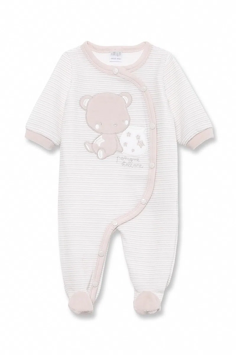 Ellepi Tutina Neonato Ciniglia Morbida e Calda | Comfort e Qualità Garantita | Taglie 0-12 Mesi