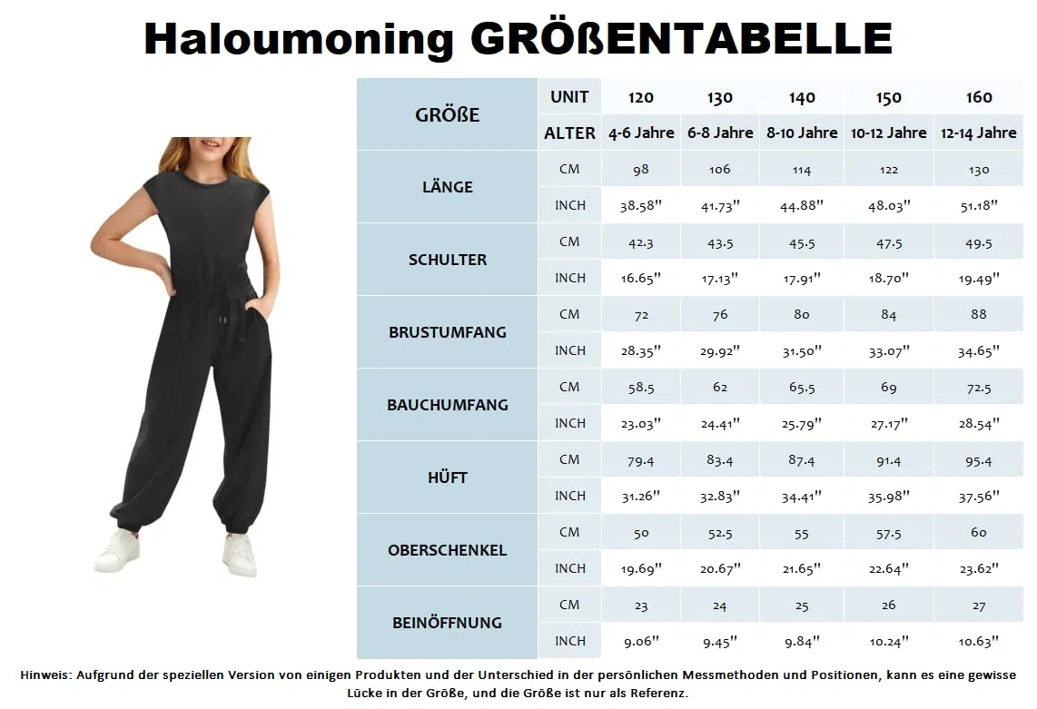 Haloumoning Tuta da bambina per bambini, alla moda, pantaloni lunghi, per ragazze, estive, a maniche corte, casual, per sport