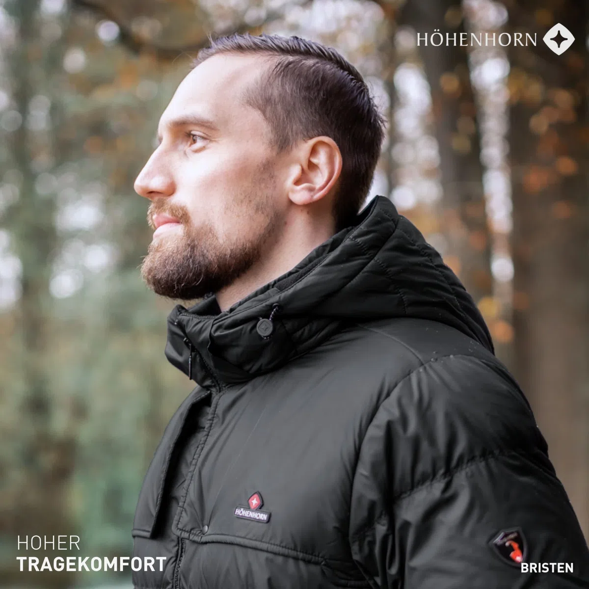 Höhenhorn - Piumino invernale da uomo Bristen, imbottito