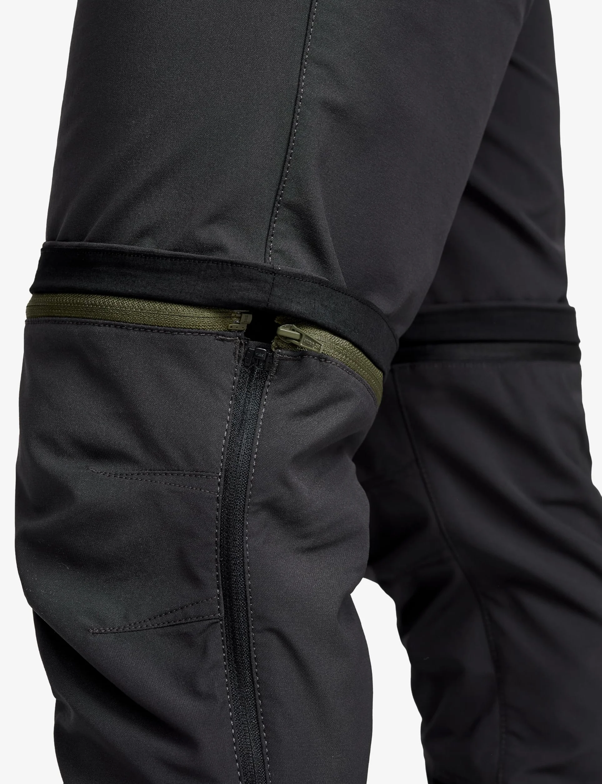 RevolutionRace Range PRO Stretch T Zip-off Pants da Uomo, Pantaloni da Trekking Convertibili per attività all'aperto