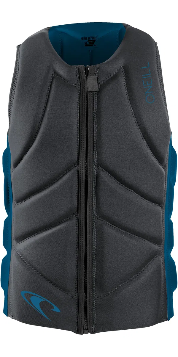 2023 O'Neill Mens Slasher Comp Impact Vest 4917EU - Graphite/Ultra Blue