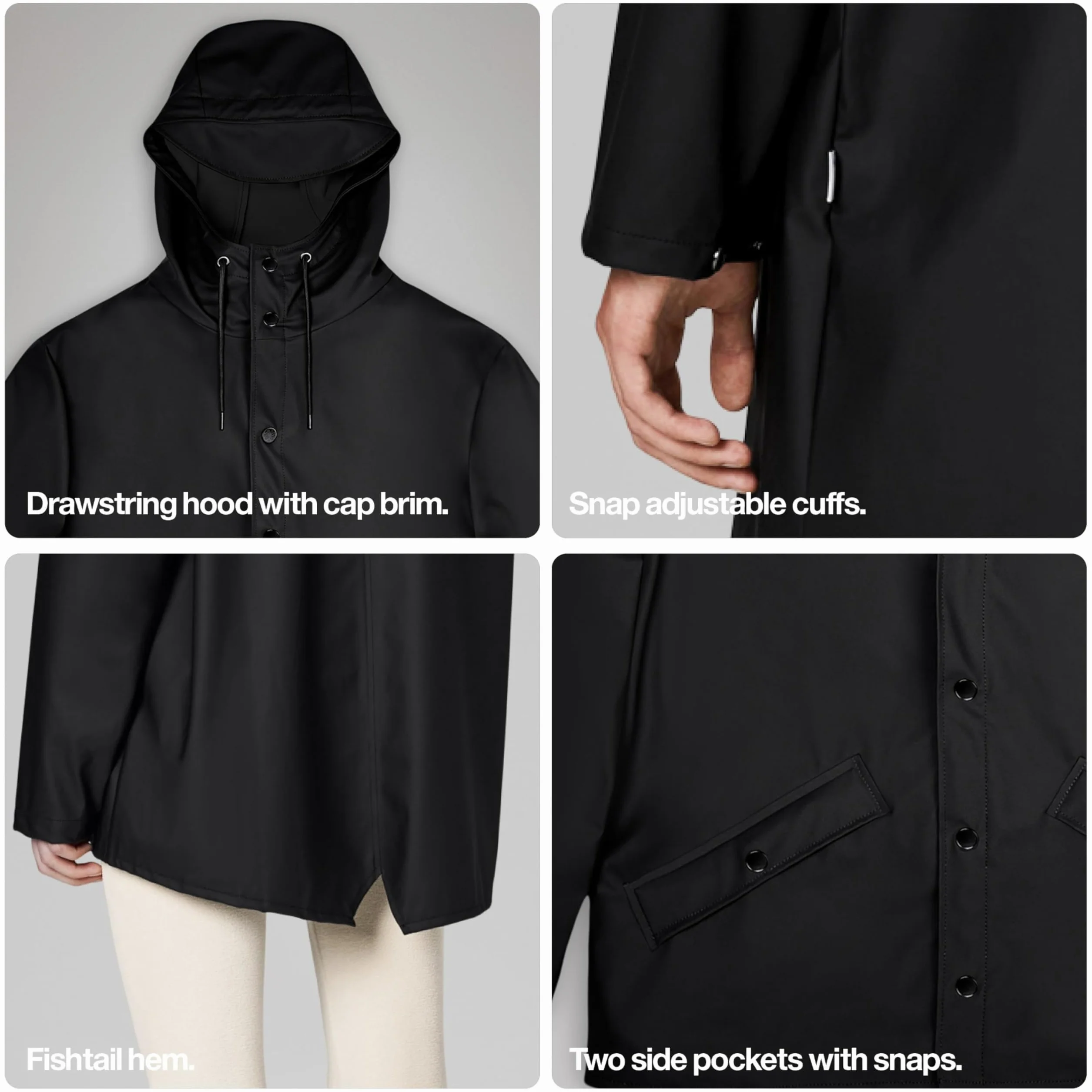 RAINS Jacket Giacca impermeabile Uomo