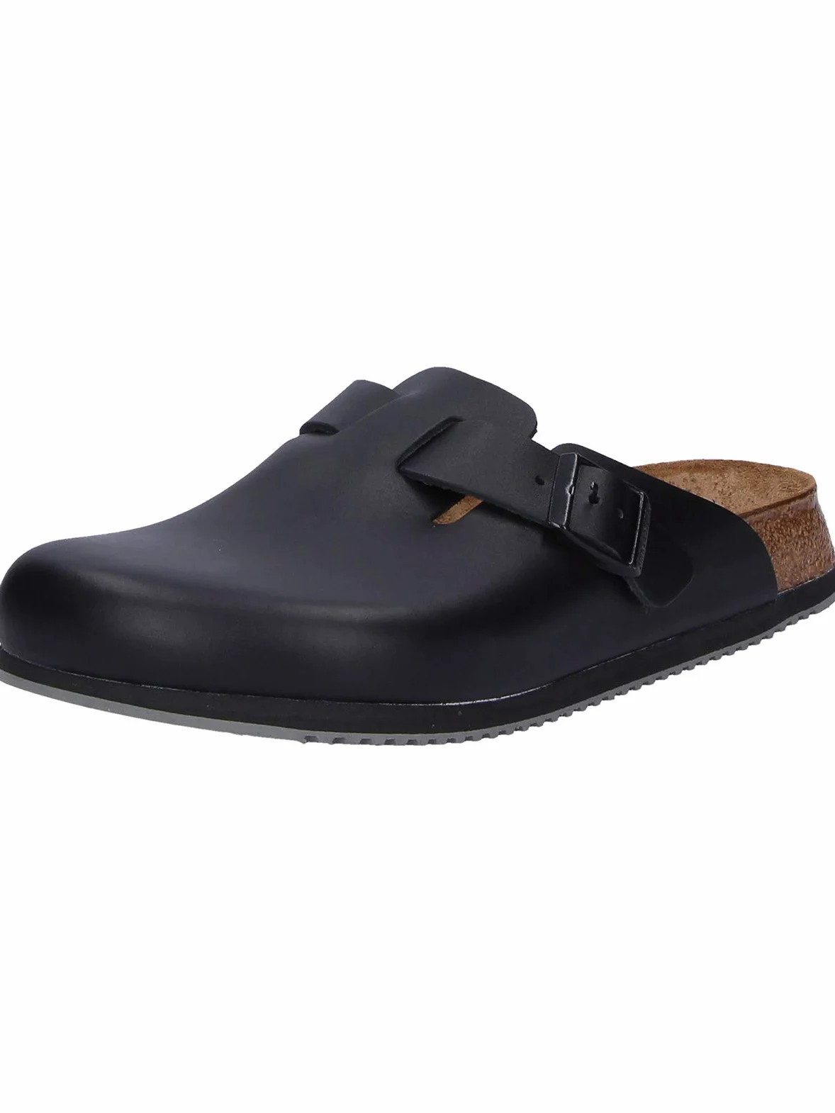 Birkenstock Professional BOSTON NL SCHWARZ 60194, Zoccoli e sabot Unisex adulto, Nero (SUPERLAUF), 44