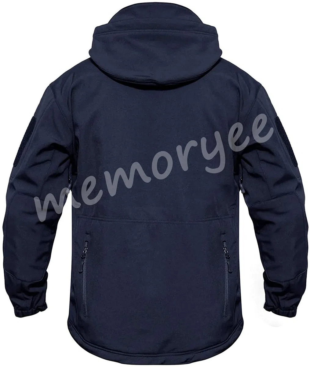 Memoryee Uomo Tattico Camouflage Softshell Giacca Outdoor Militare Pile Fodera Impermeabile Antivento Giubbotto con Cappuccio