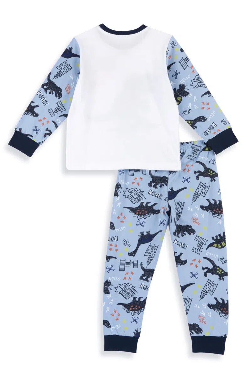 Chicco, Pigiama Lungo con Draghetto in Cotone Leggero, Pigiama Bambino, Abbigliamento Bambino, Designed in Italy