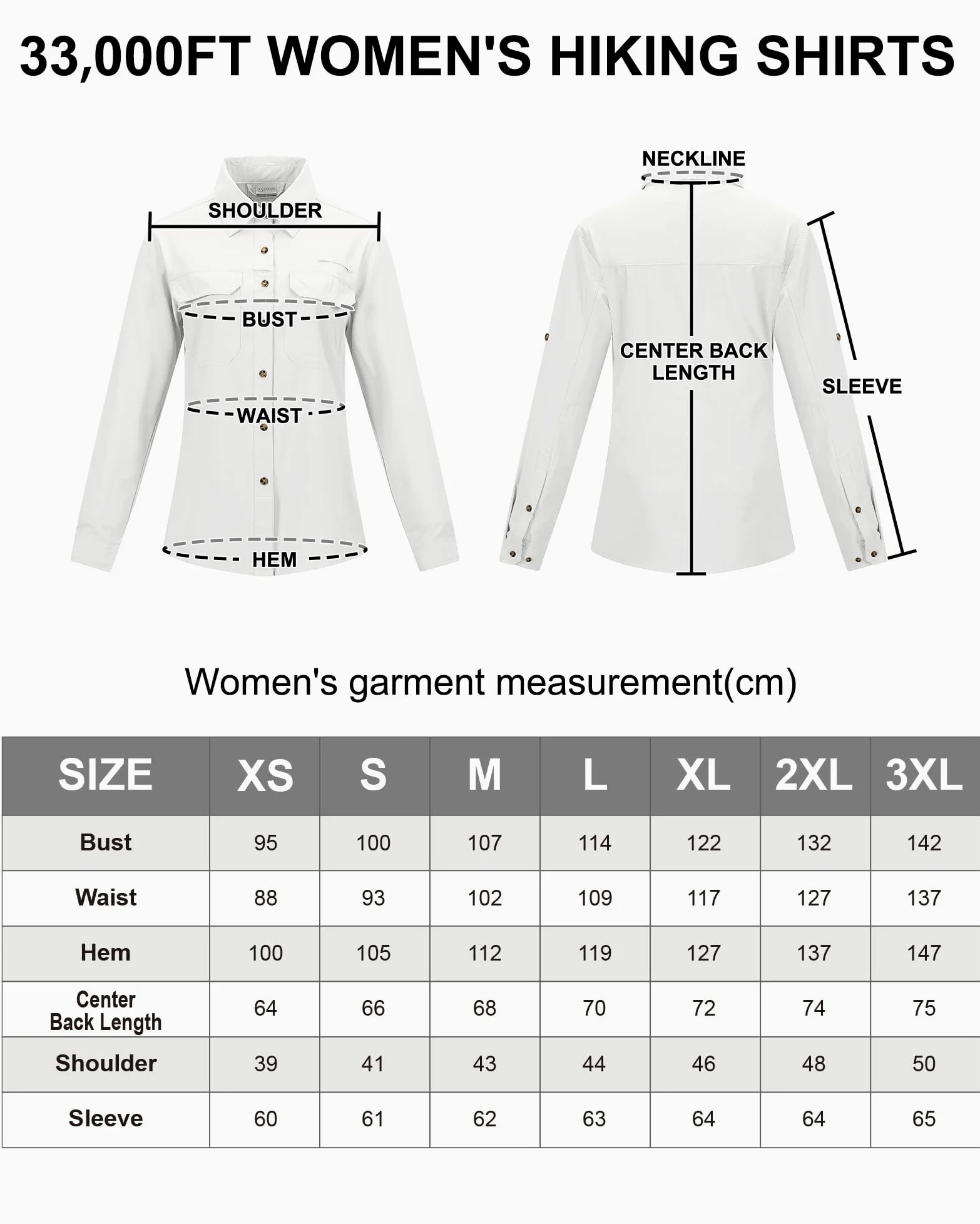 Camicia da trekking da donna da 10 m, protezione UV UPF50+, ad asciugatura rapida, casual, a maniche lunghe, per pesca, passeggiate, safari, viaggi, golf