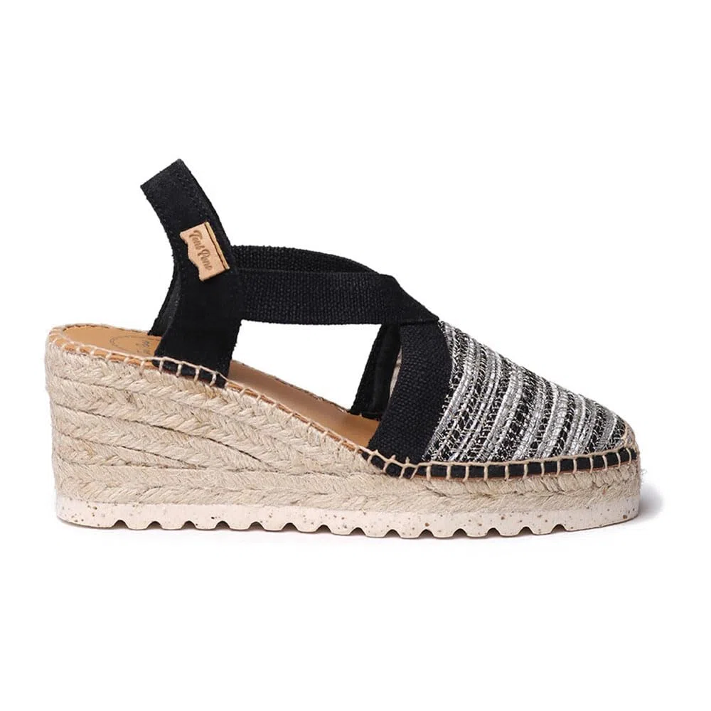 TONI PONS Terra-CL, Espadrillas da donna con zeppa, colore: nero