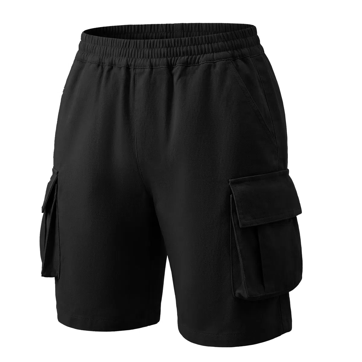 Pantaloncini Cargo Bambino, Ragazzo Estate Leggeri e Traspirante Pantaloni Cargo Corti con Vita Elasticizzata e Multiple Tasche Sportivi Casual Shorts per Ragazzi Bambini 7-15 Anni