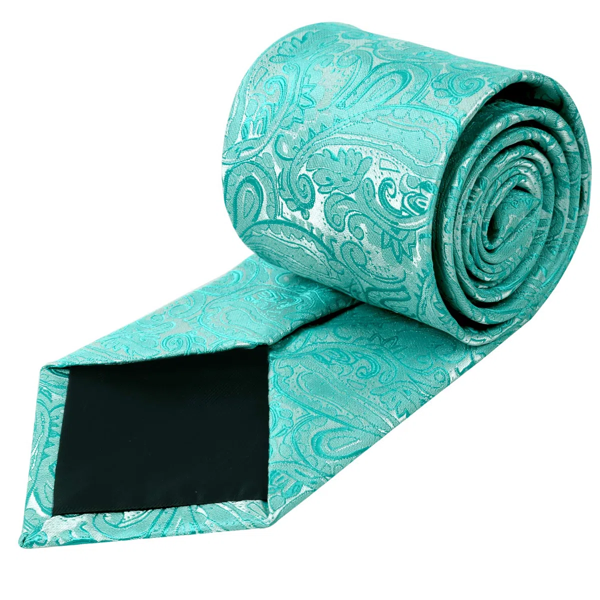 Alizeal Gradient Paisley Cravatta Floreale con Set Quadrato Tascabile