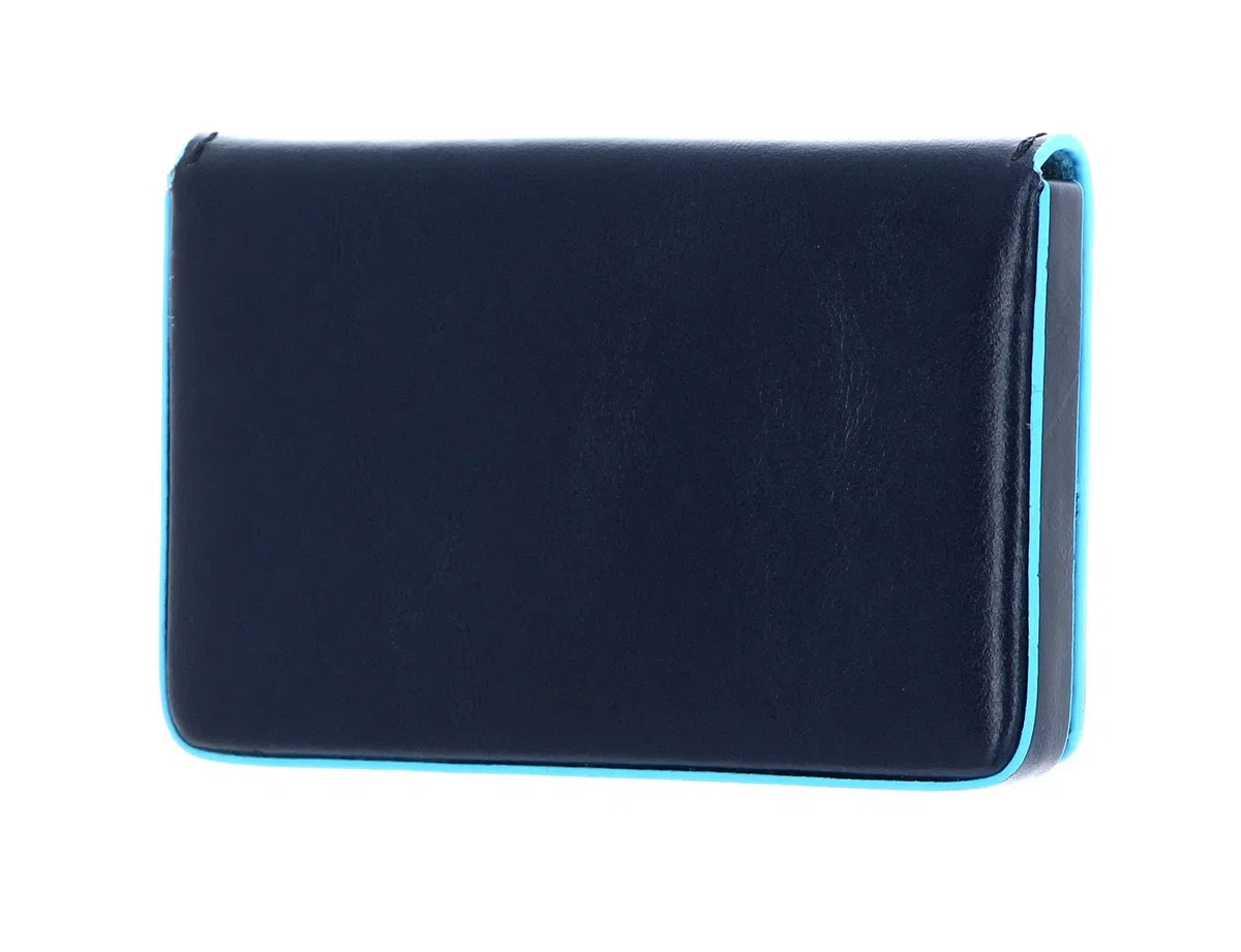 Piquadro PP1263B2 Porta Biglietti Da Visita, Collezione Blu Square, Blu