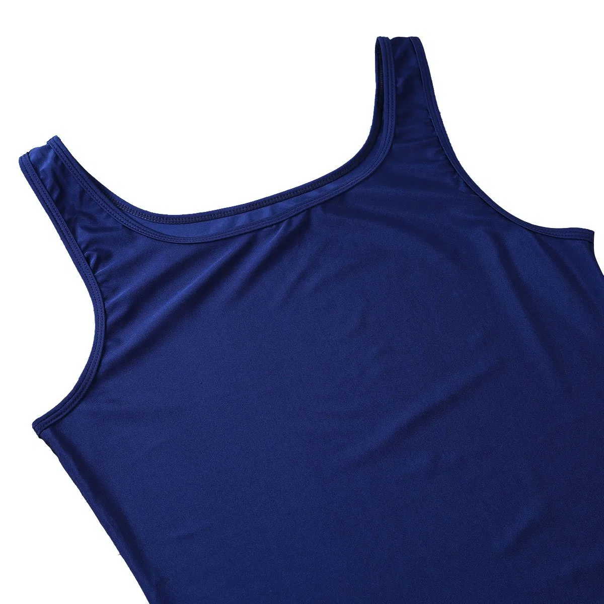 inlzdz Body Uomo da Danza Sport Tuta Intera Corta Body da Ginnastica Artistica Leotard Senza Manica Bodysuit Jumpsuit Completo Intimo Palestra Allenamento Fitness