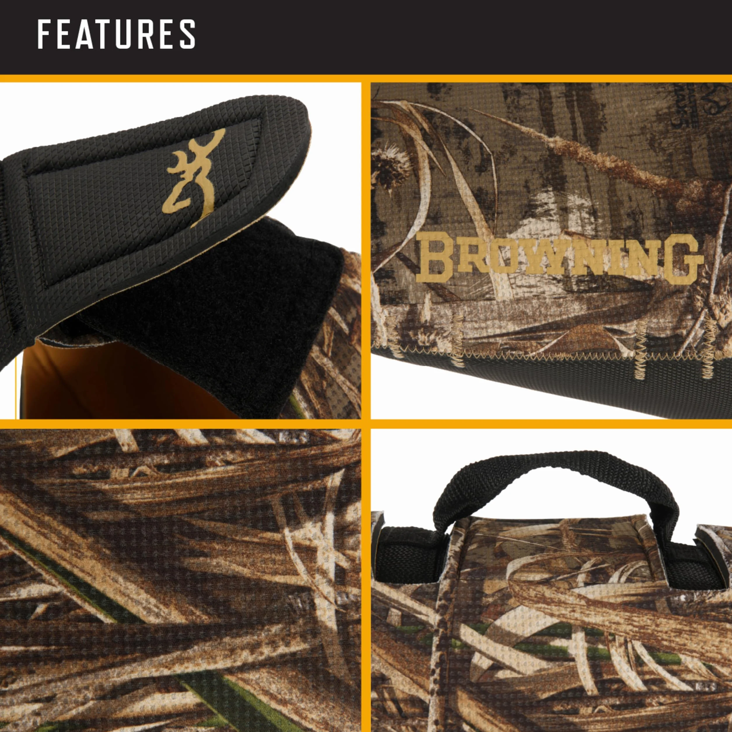 Browning Gilet in neoprene per cani da 5 mm con manico grande, Realtree MAX-5 (5 mm), L UK
