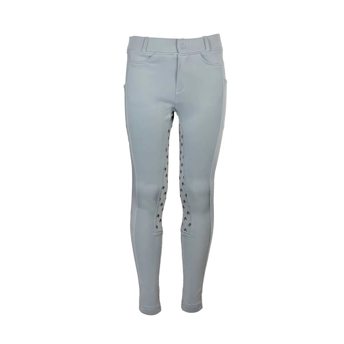 Pantaloni da equitazione per bambini, leggings da equitazione, testa di cavallo in silicone