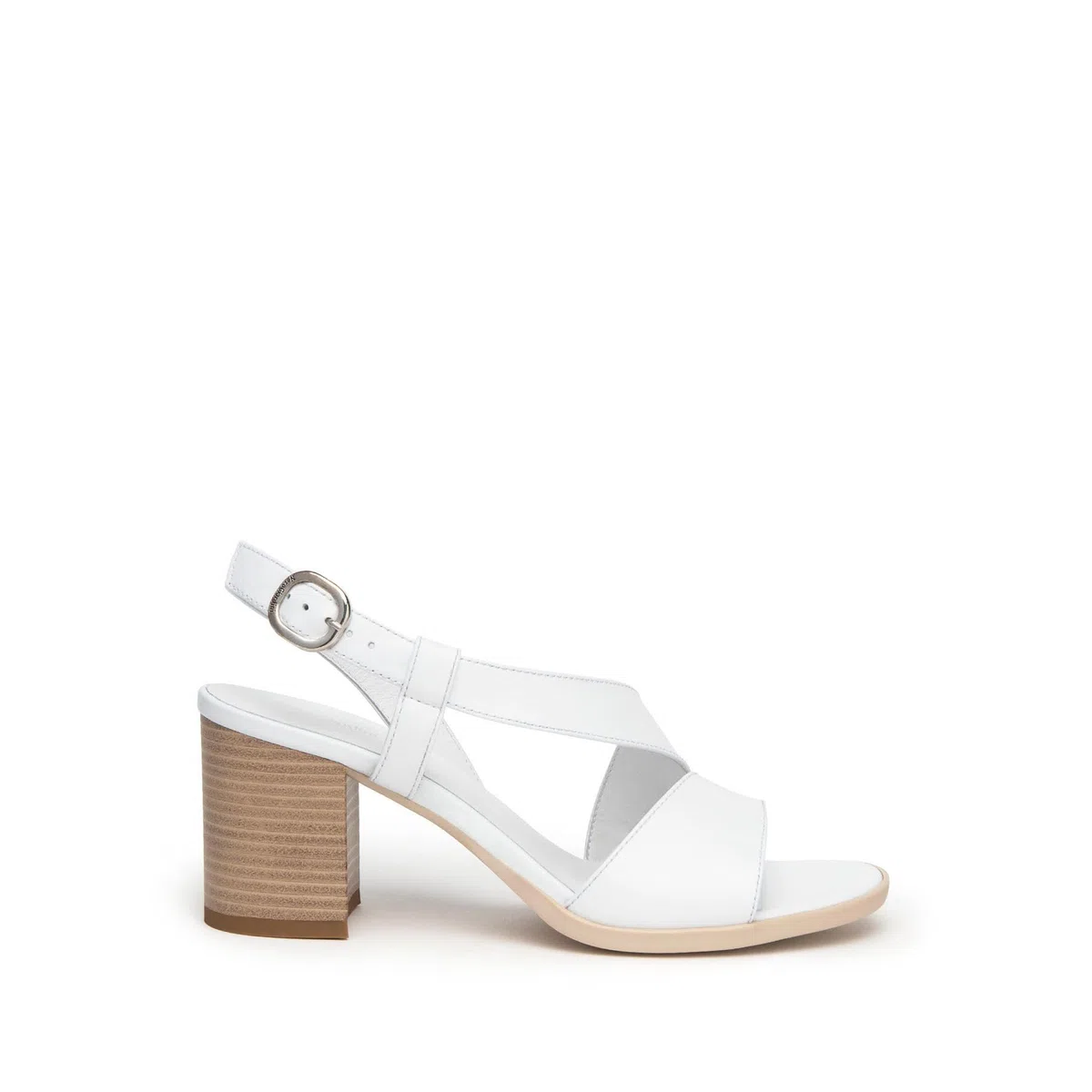 Nero Giardini Sandalo in Pelle con Tacco Ampio