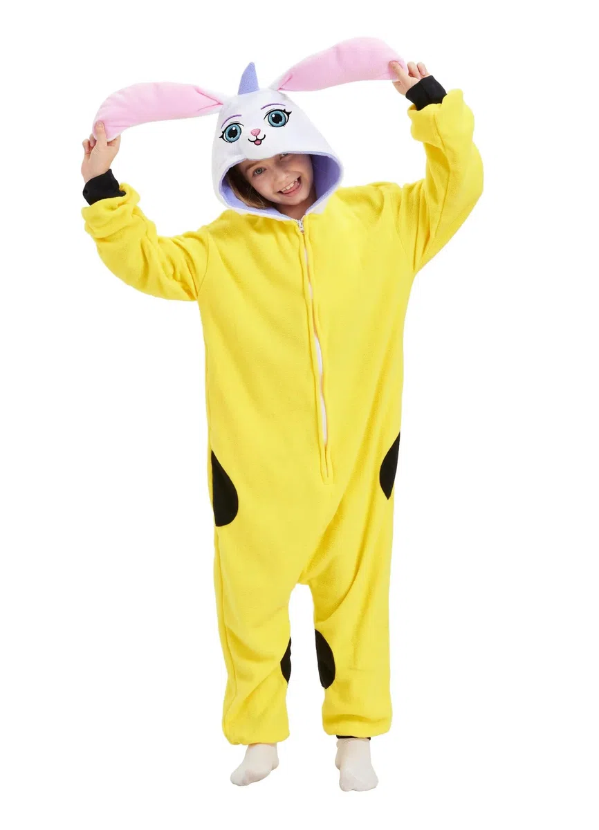 Pigiama Bambina Animale Tutone Carnevale Costume Bambine