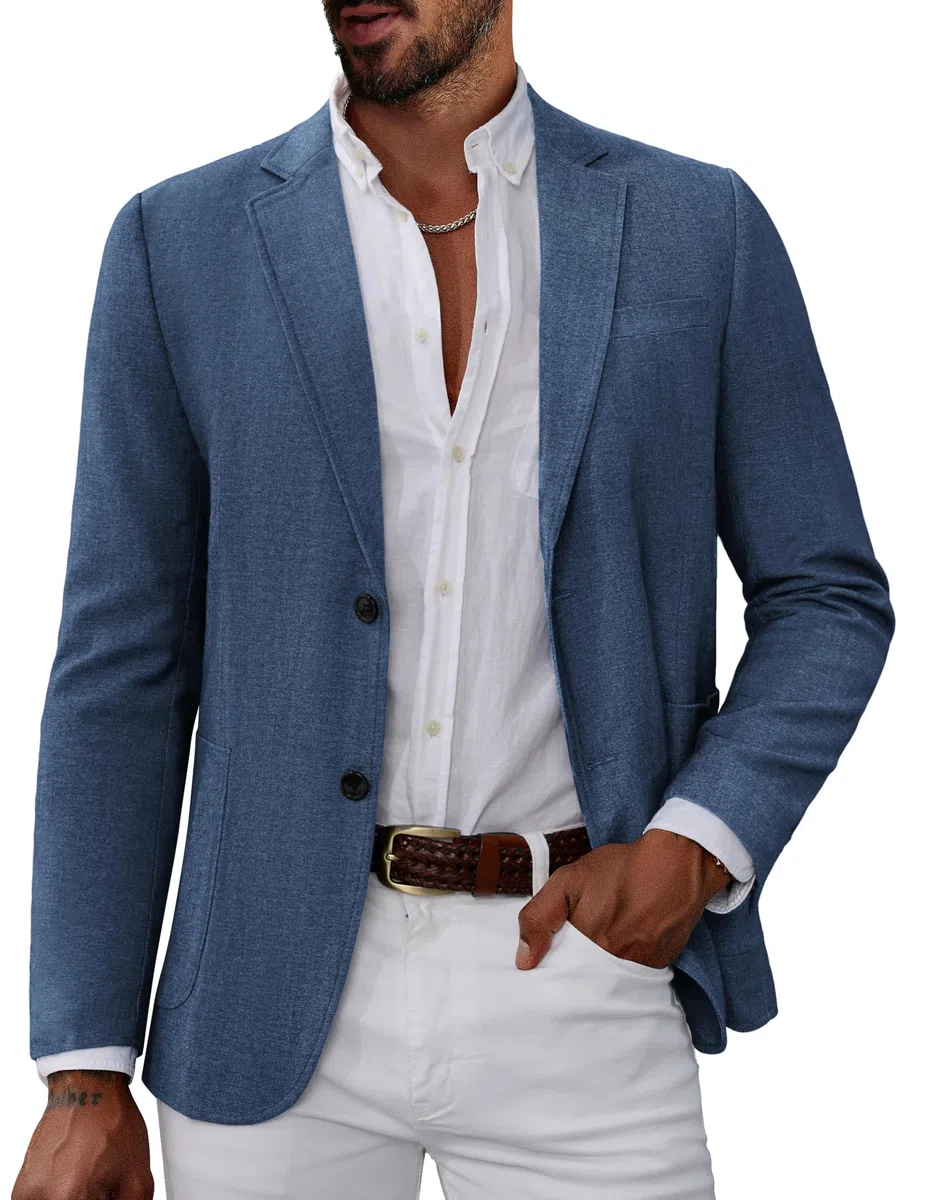 PJ PAUL JONES Sakko - Giacca da uomo sportiva, moderna, per il tempo libero, British Blazer, vestibilità regolare