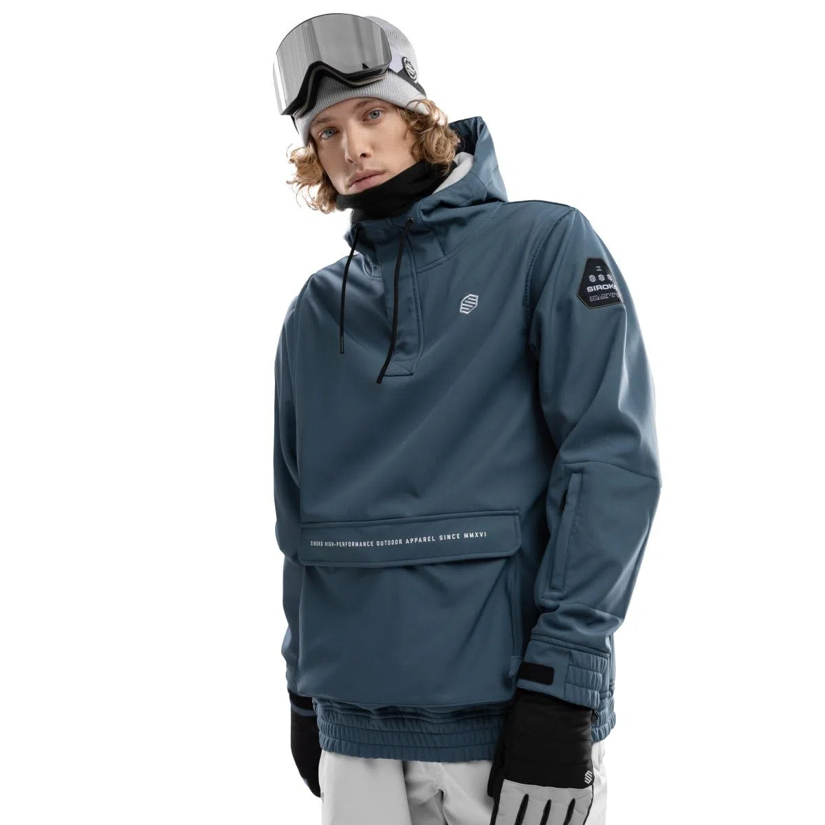 SIROKO - Giacca da Snowboard con Tasca a Marsupio W3 Celsius