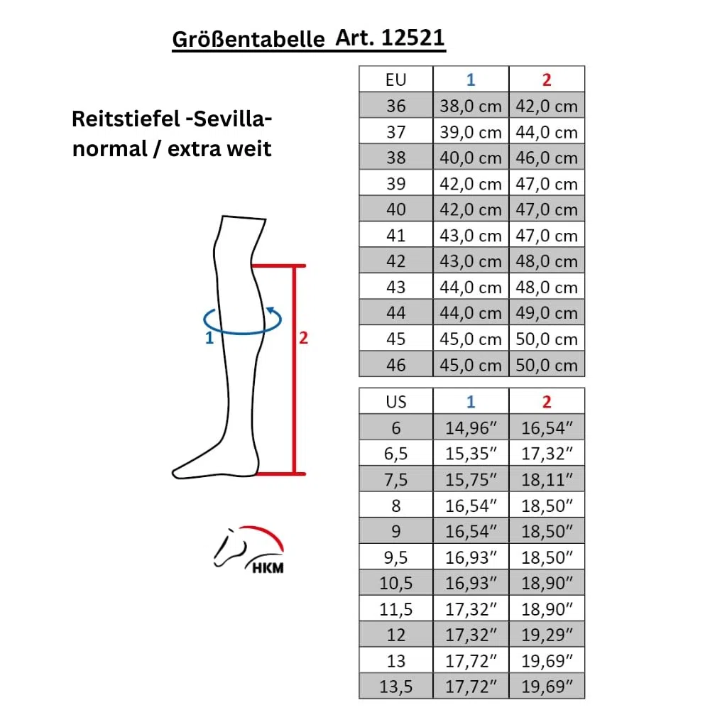 HKM Sevilla, Stivali da cavallerizzi Unisex-Adulto
