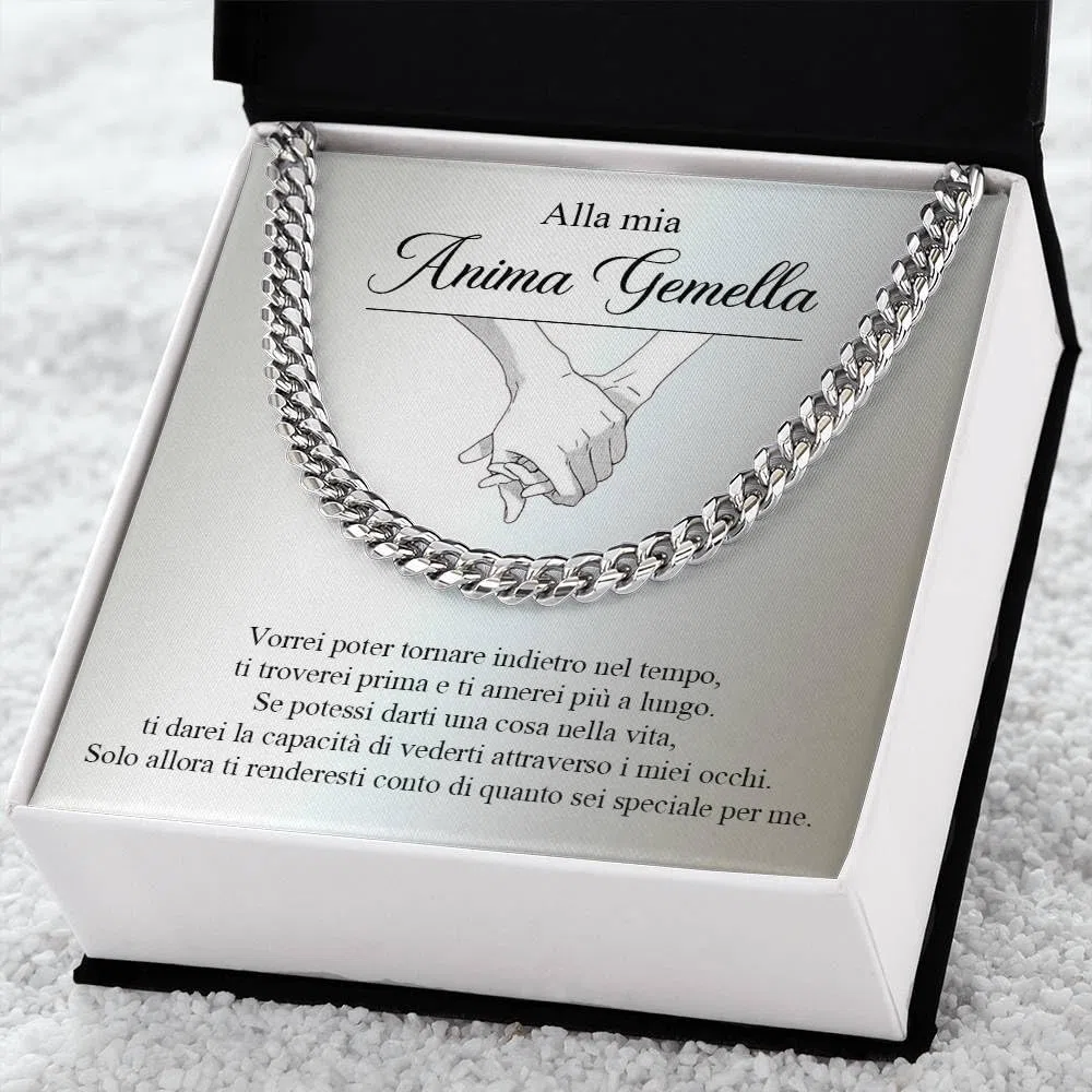 Bramart Collana Uomo Marito Fidanzato Ragazzo sei speciale Ti amo tanto - Idee Regali per lui per Natale anniversario - Cofanetto con DEDICA incluso