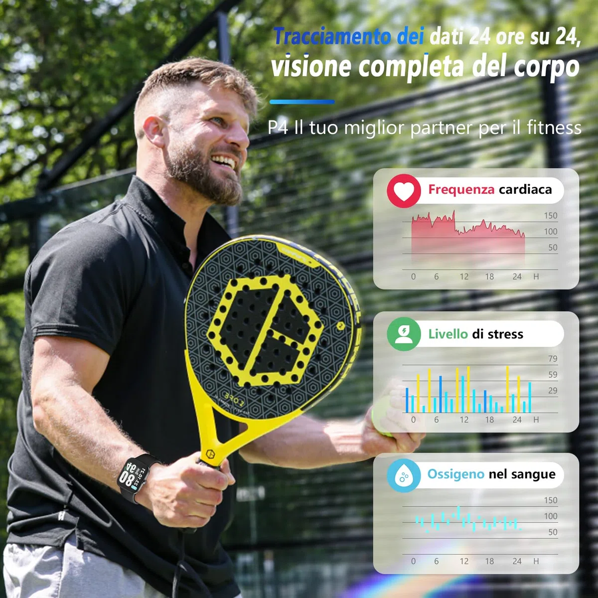 Smartwatch, 1.85'' Schermo Orologio Smartwatch Uomo Donna con Chiamata e Risposta Vivavoce, Smart Watch con Contapassi, Cardiofrequenzimetro da Polso, 200+ modalità Sportive per Android iOS