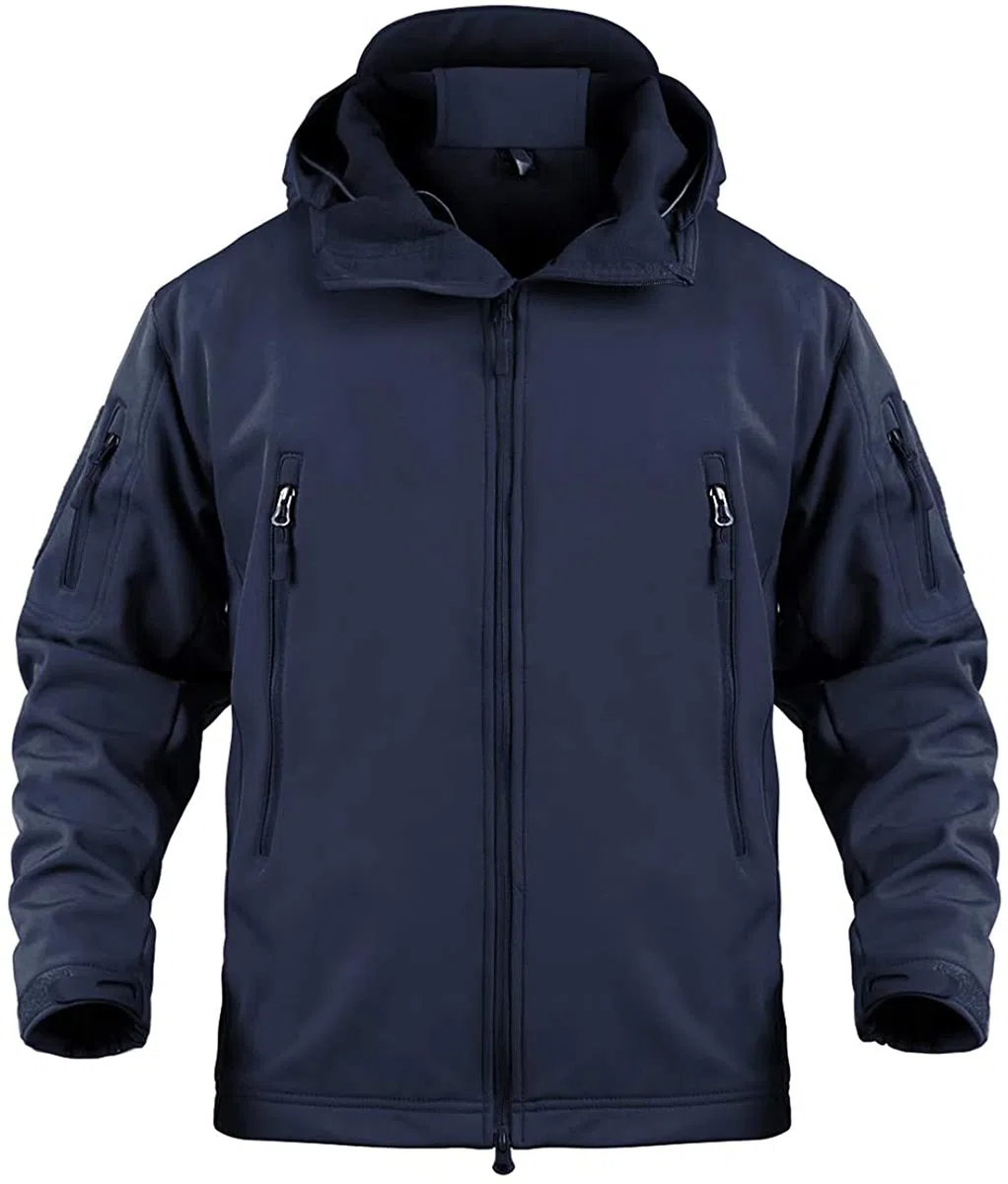 Memoryee Uomo Tattico Camouflage Softshell Giacca Outdoor Militare Pile Fodera Impermeabile Antivento Giubbotto con Cappuccio