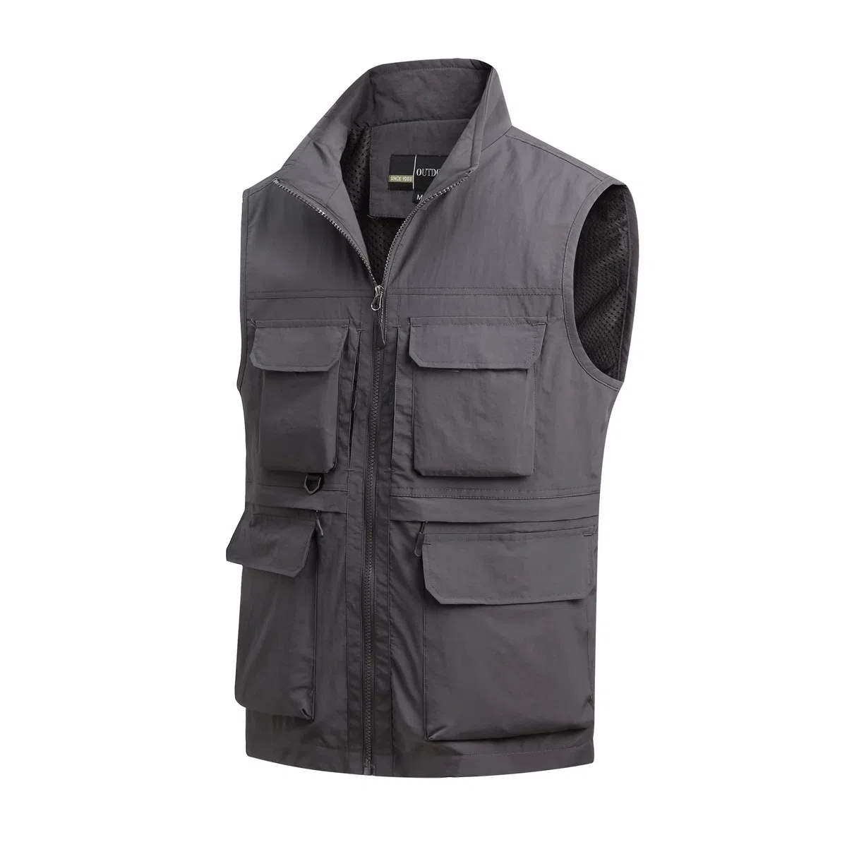 Uomo Gilet da Pesca All'aperto Multi-Tasca Gilet Casual Sportivo Gilet Leggero Asciugatura Rapida Giacca Traspirante Senza Maniche Gilet Lavoro Gilet Caccia Campeggio