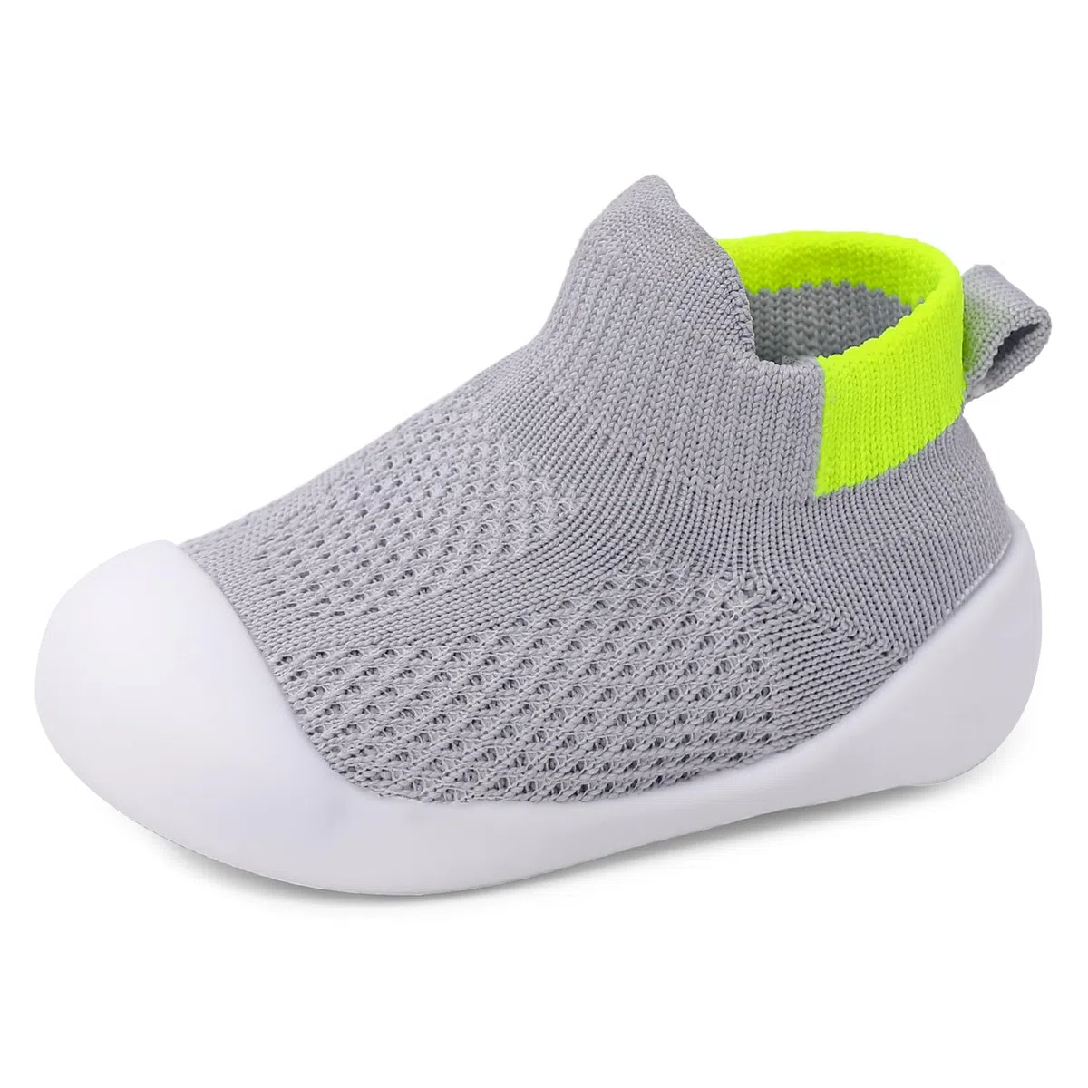 LACOFIA Scarpe Primi Passi Bambino Scarpe Calzino Traspiranti Neonato con Antiscivolo Suola in Gomma
