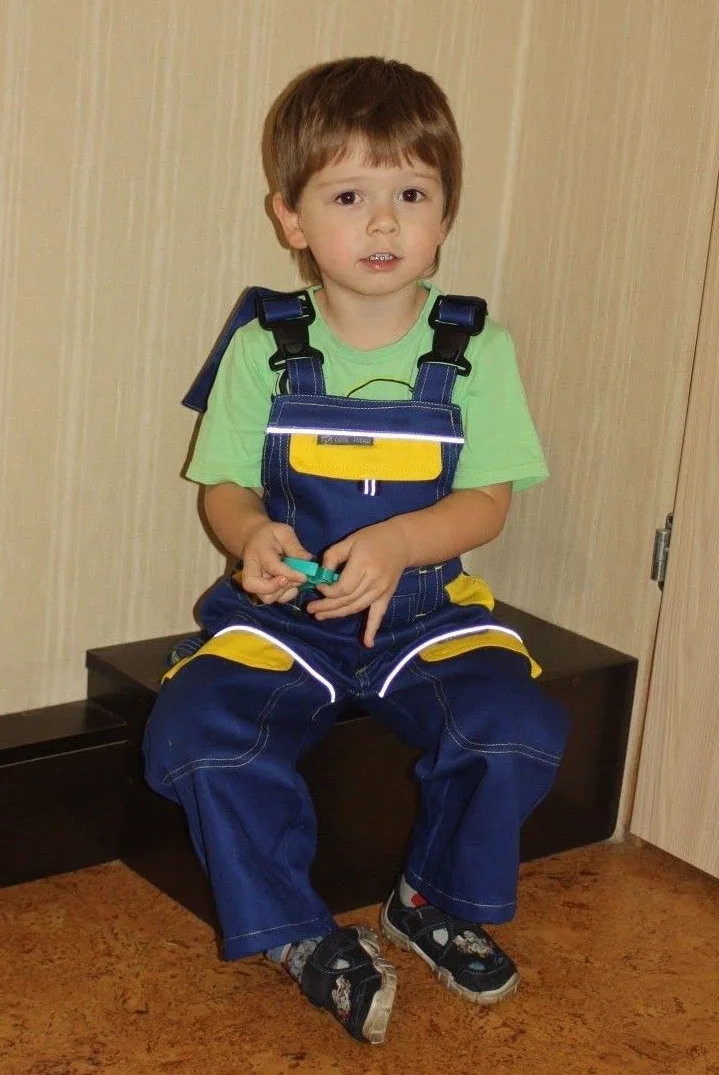 Bavaglino per bambini e bretelle Salopette per bambini pantaloni da lavoro tuta per bambini, 100% cotone abbigliamento professionale
