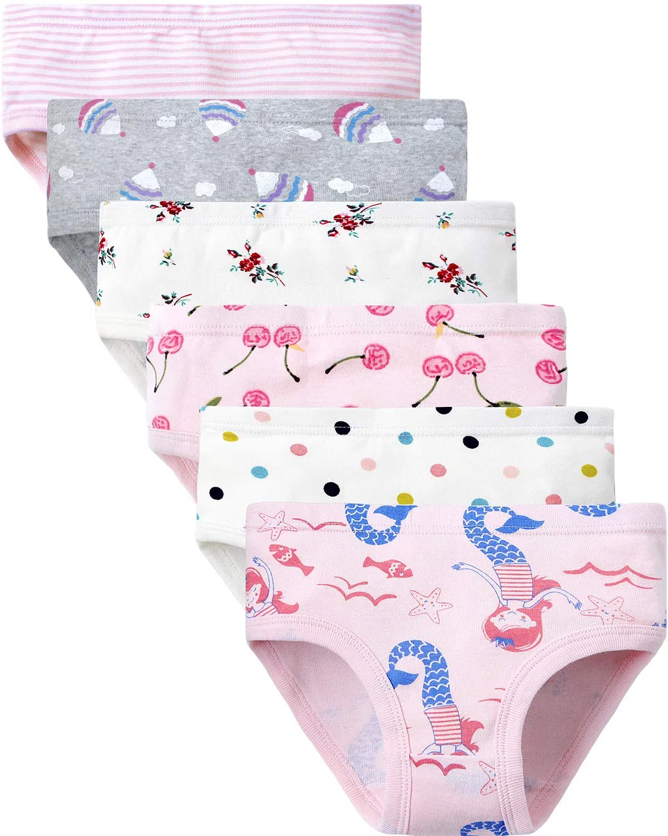 Adorel Slip Mutandine Culotte Intimo Bambina Confezione da 6