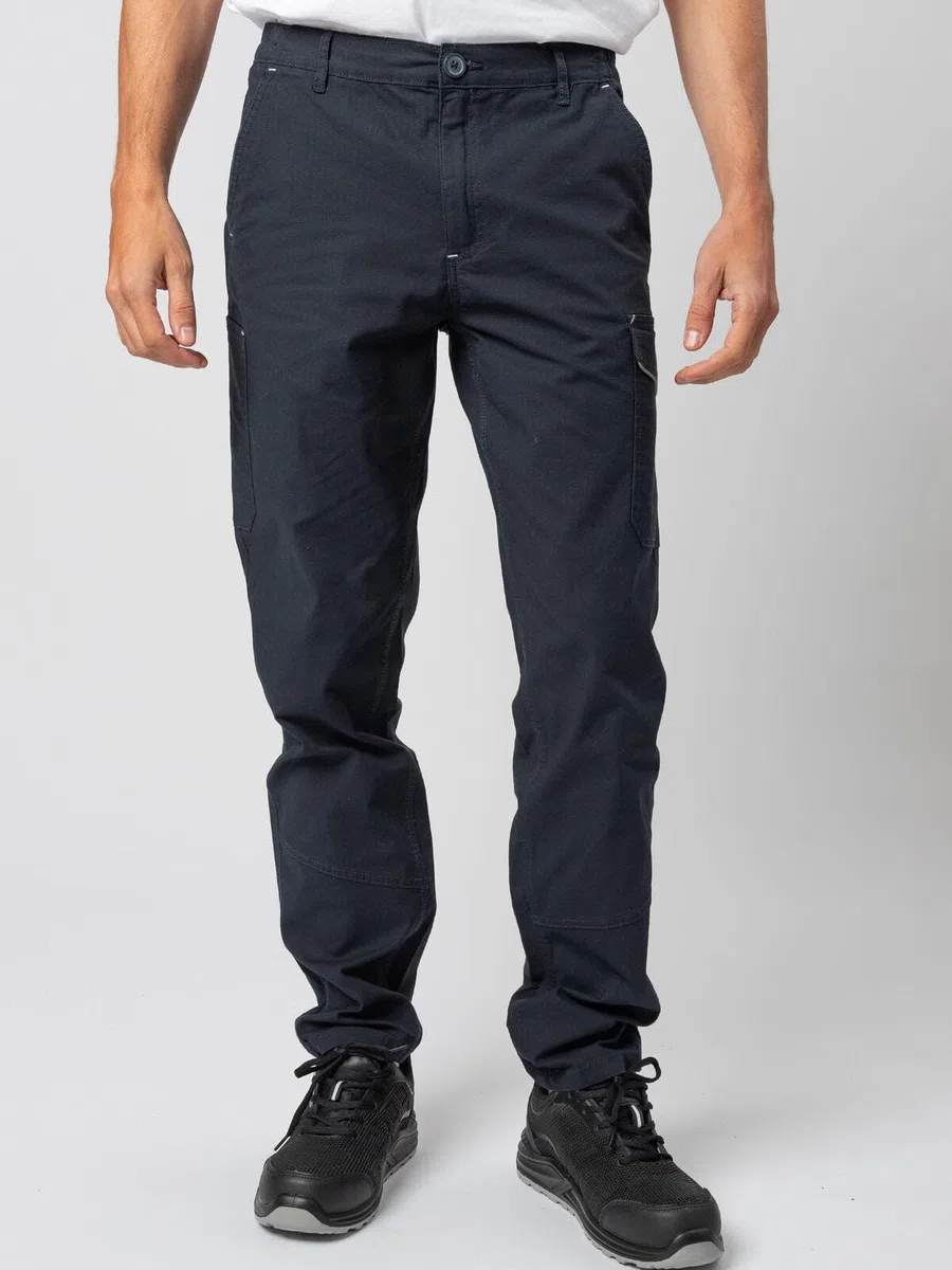 CHEMAGLIETTE! Pantaloni da Lavoro Uomo Power, 98% Cotone, Certificato CE CAT1, Multitasche, Elastici Vita